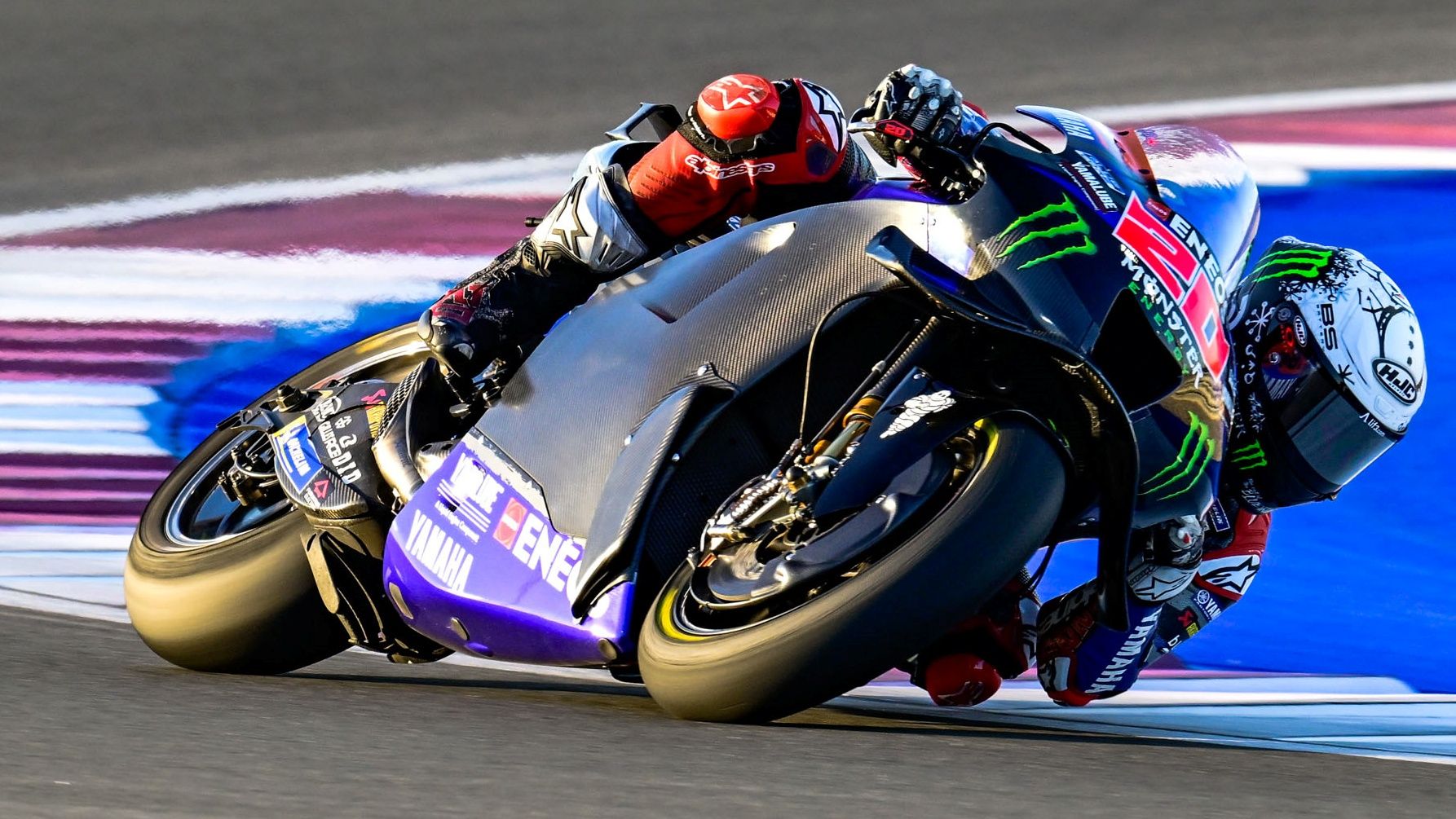 Fabio Quartararo 5, Yamaha YZR M1, Monster Energy Yamaha, Test Qatar MotoGP 2024