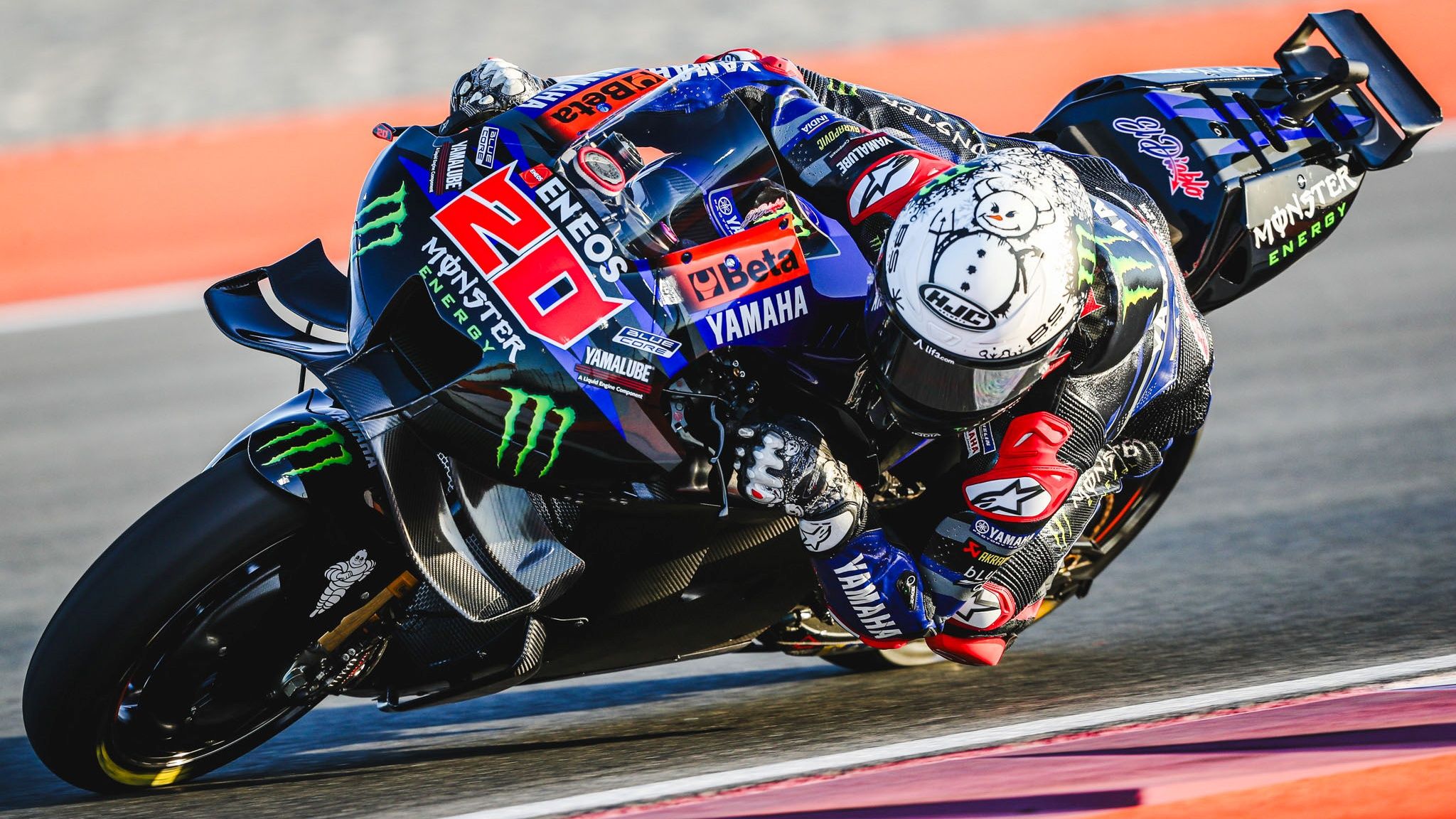 Fabio Quartararo, Yamaha YZR M1, Monster Energy Yamaha, Test Qatar MotoGP 2024