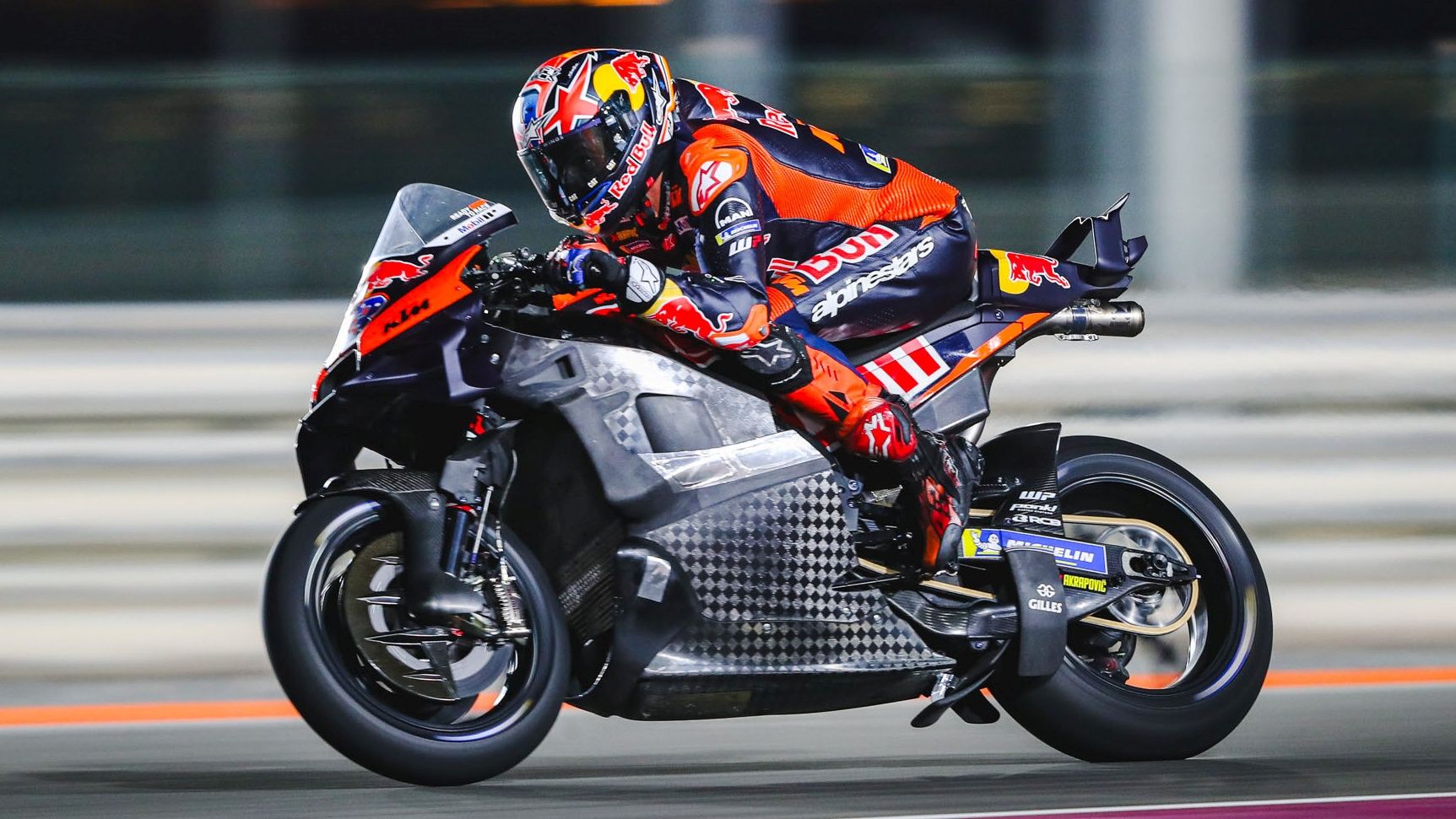 Jack Miller 4, KTM RC16, Red Bull KTM Factory Racing, Test Qatar MotoGP 2024