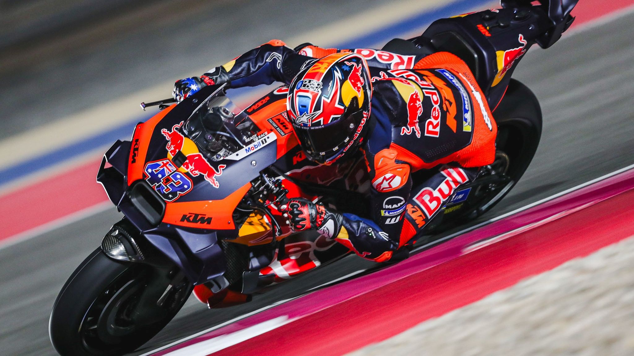 Jack Miller, KTM RC16, Red Bull KTM Factory Racing, Test Qatar MotoGP 2024