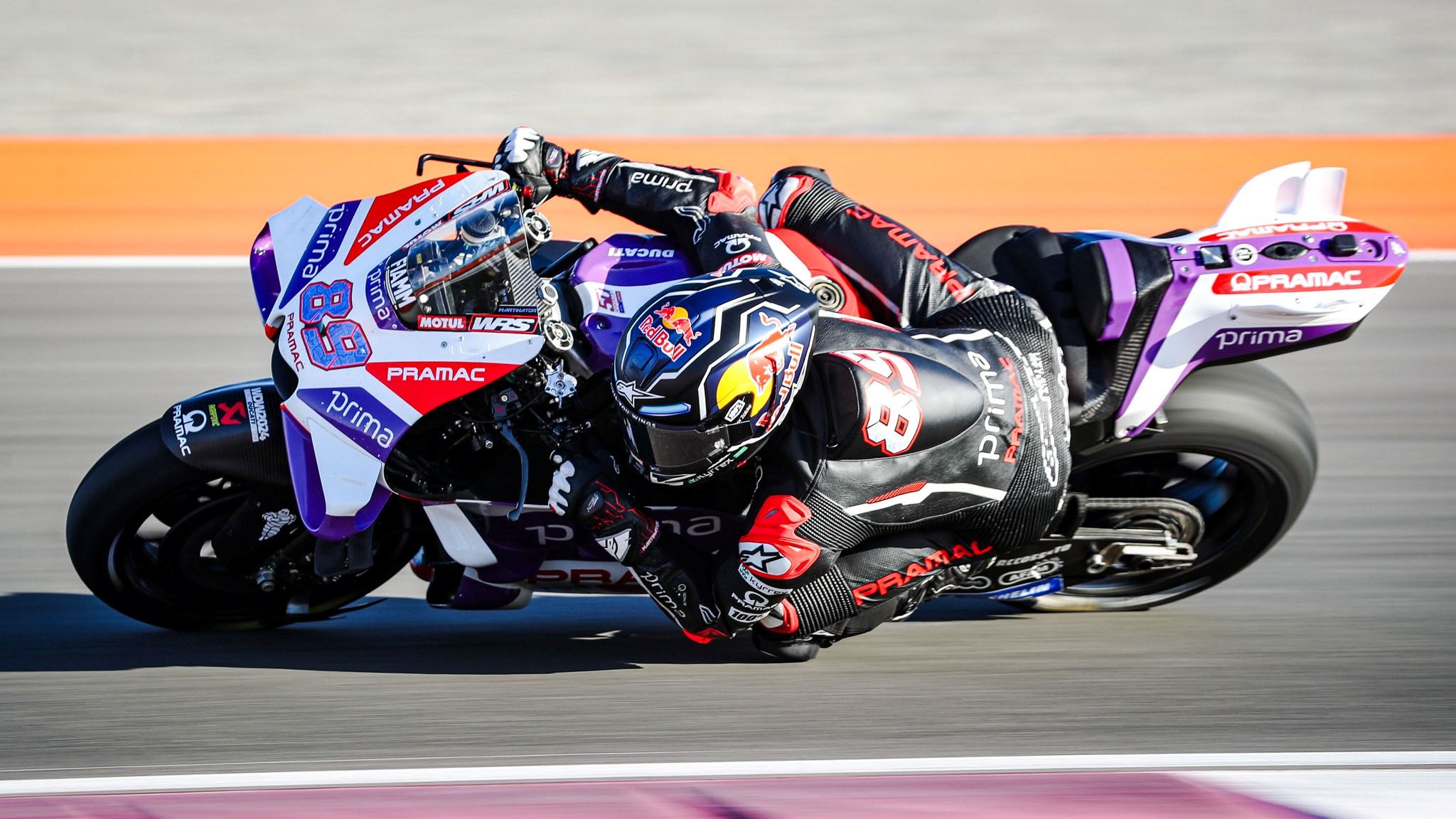 Jorge Martín, Ducati Desmosedici GP24, Prima Pramac Racing, Test Qatar MotoGP 2024