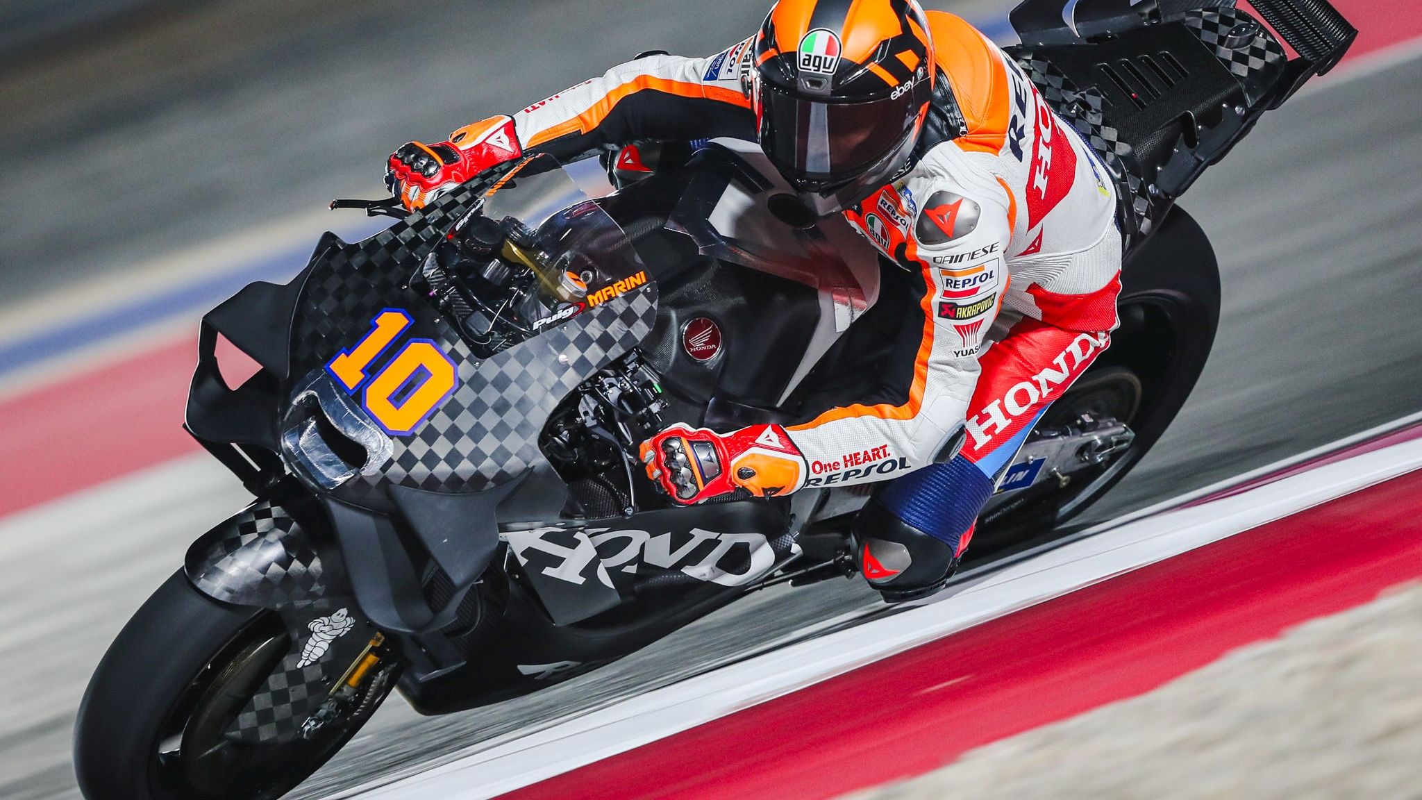 Luca Marini 2, Honda RC213V, Repsol Honda Team, Test Qatar MotoGP 2024