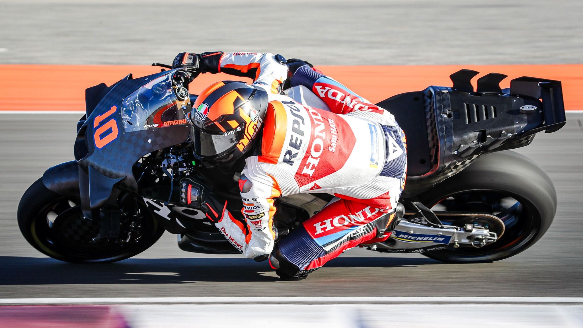 Luca Marini 3, Honda RC213V, Repsol Honda Team, Test Qatar MotoGP 2024