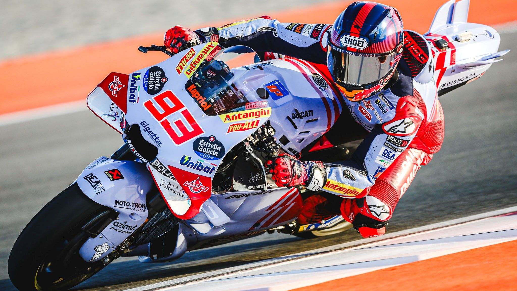 Marc Márquez 3, Ducati Desmosedici GP23, Gresini Racing, Test Qatar MotoGP 2024