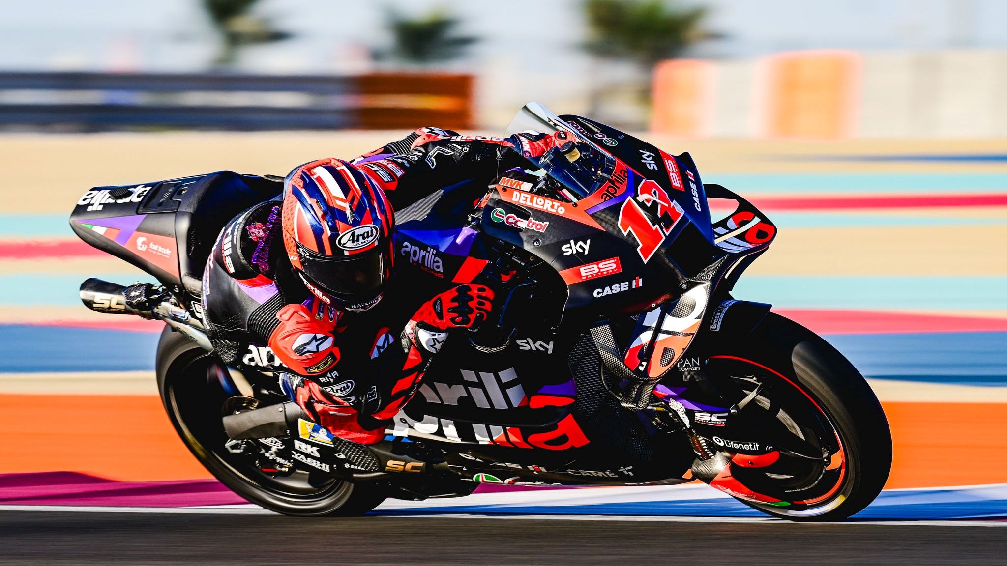 Maverick Viñales 2, Aprilia RS GP, Aprilia Racing, Test Qatar MotoGP 2024