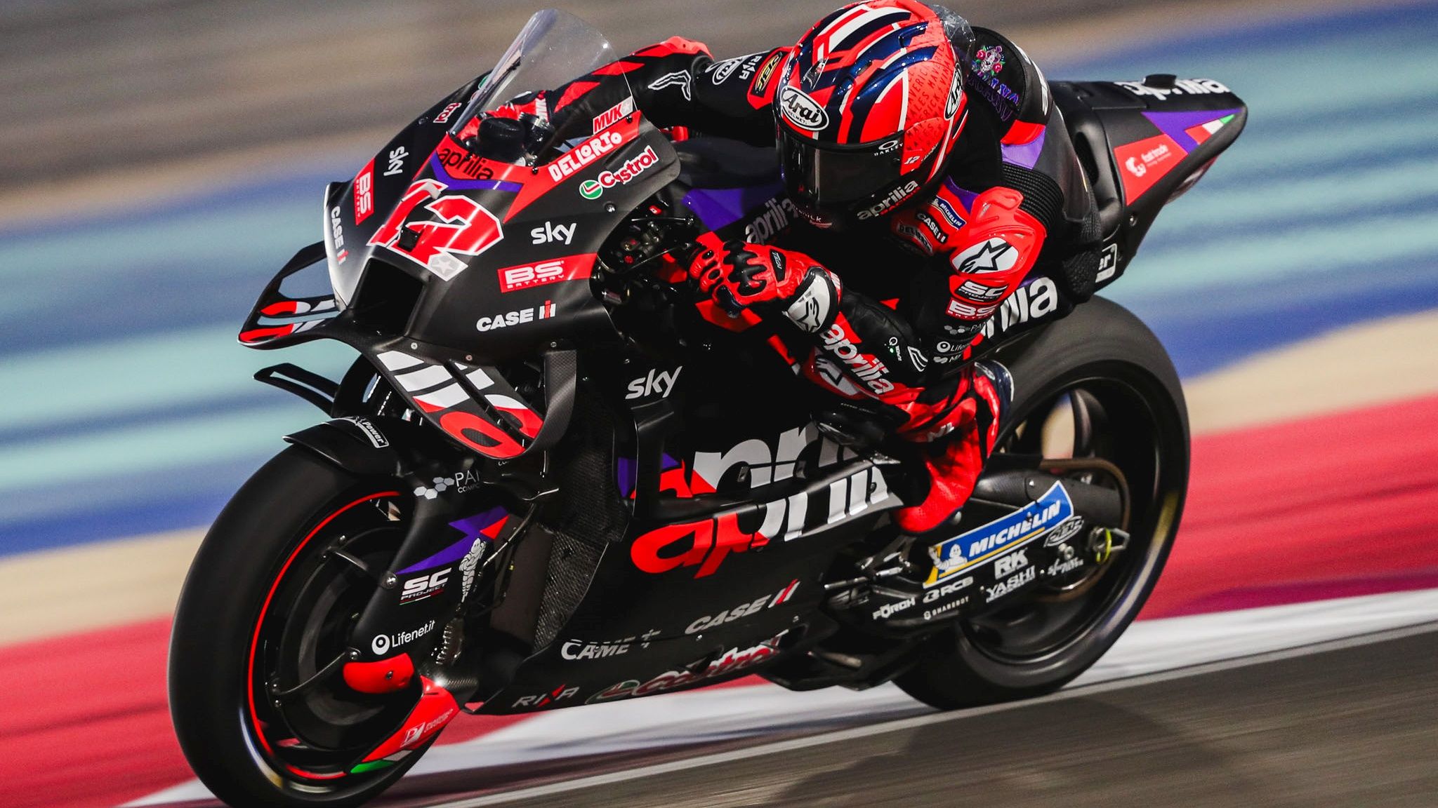 Maverick Viñales 4, Aprilia RS GP, Aprilia Racing, Test Qatar MotoGP 2024