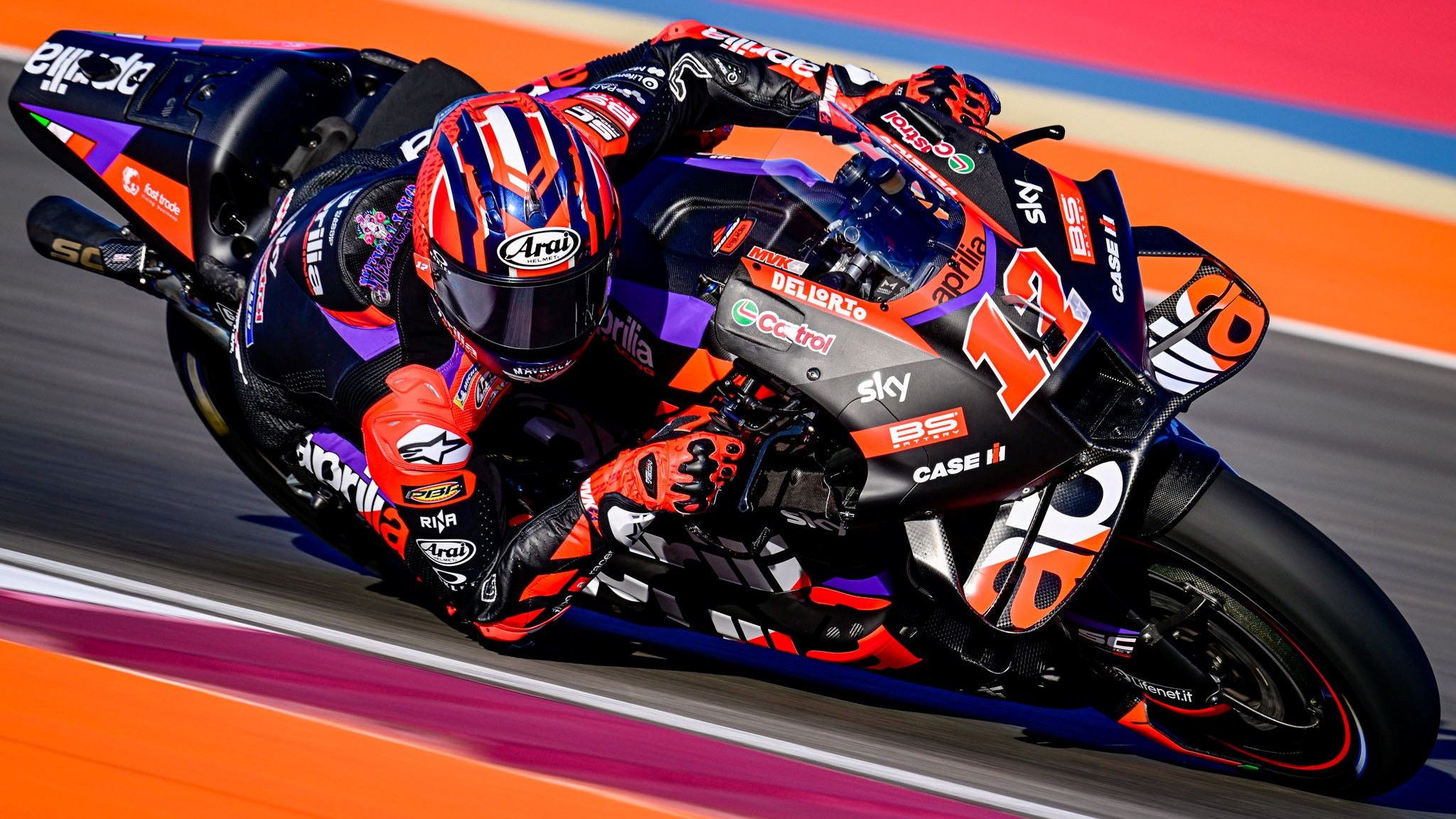 Maverick Viñales, Aprilia RS GP, Aprilia Racing, Test Qatar MotoGP 2024
