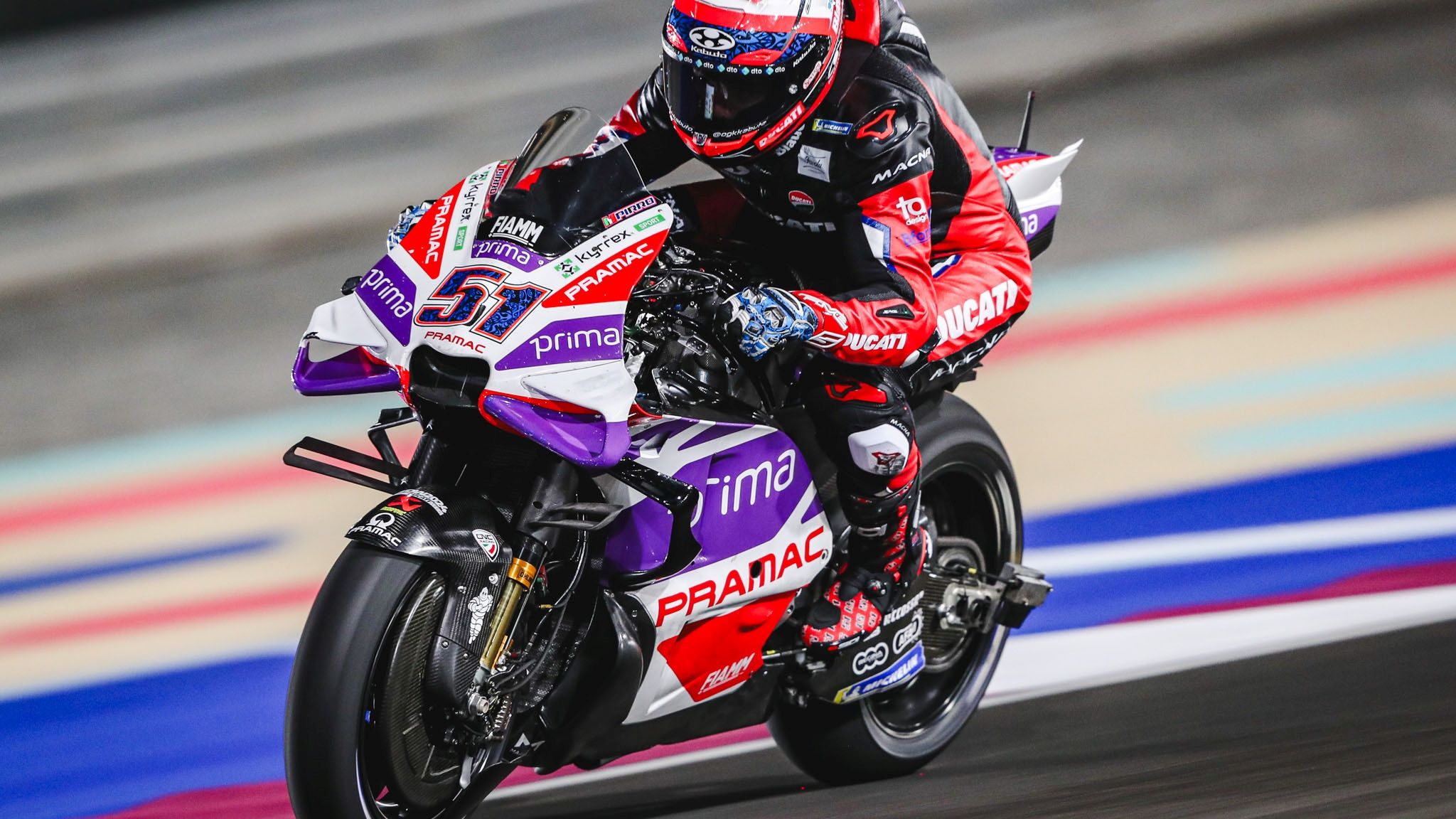 Michele Pirro 2, Ducati Desmosedici GP24, Prima Pramac Racing, Test Qatar MotoGP 2024