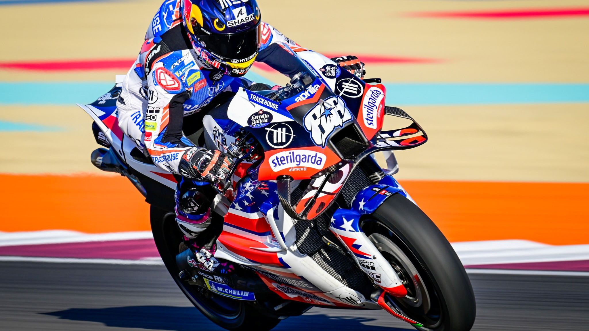 Miguel Oliveira 4, Aprilia RS GP, Trackhouse Racing, Test Qatar MotoGP 2024
