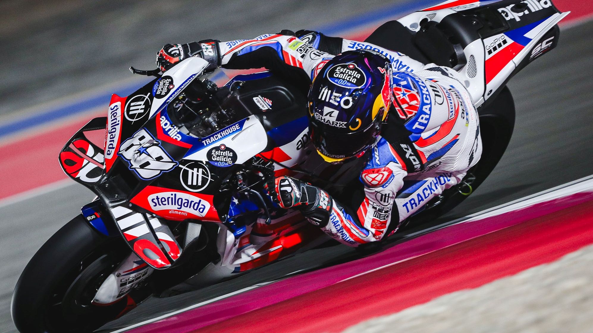 Miguel Oliveira, Aprilia RS GP, Trackhouse Racing, Test Qatar MotoGP 2024