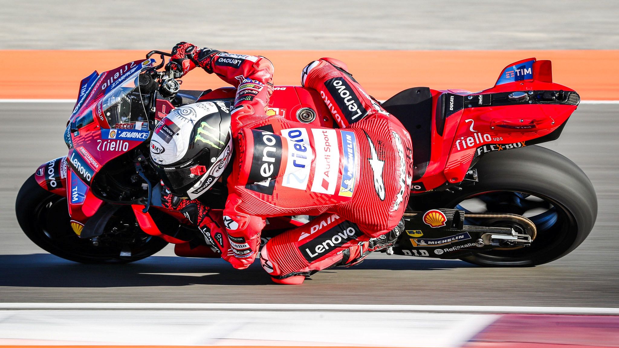 Pecco Bagnaia 2, Ducati Desmosedici GP24, Ducati Lenovo Team, Test Qatar MotoGP 2024