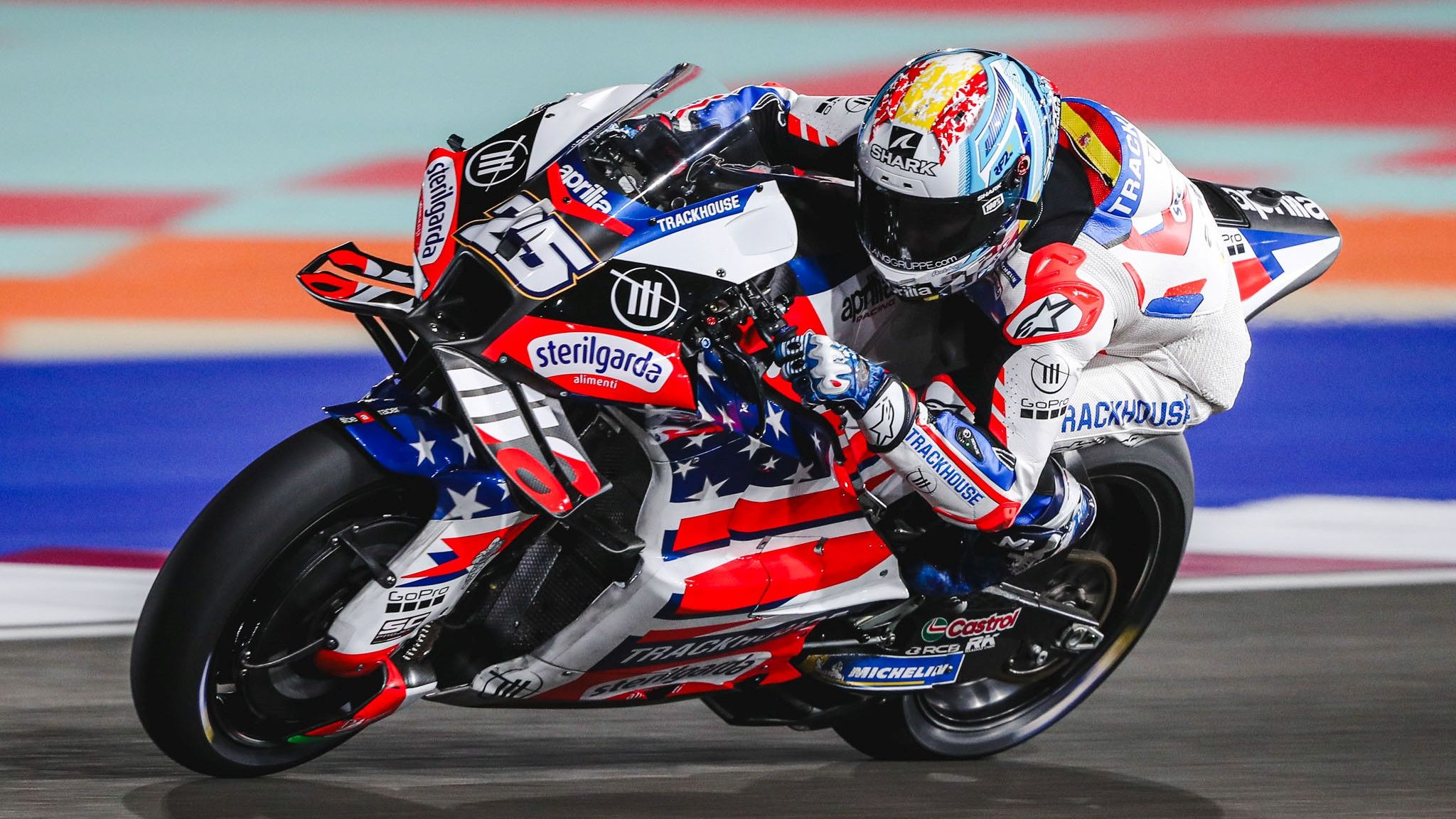 Raúl Fernández 3, Aprilia RS GP, Trackhouse Racing, Test Qatar MotoGP 2024