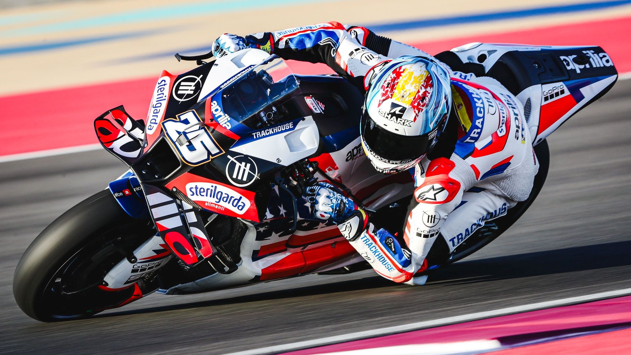 Raúl Fernández, Aprilia RS GP, Trackhouse Racing, Test Qatar MotoGP 2024