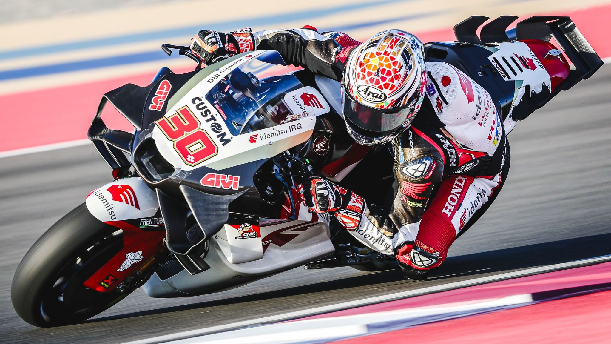 Takaaki Nakagami 2, Honda RC213V, Idemitsu LCR Honda, Test Qatar MotoGP 2024