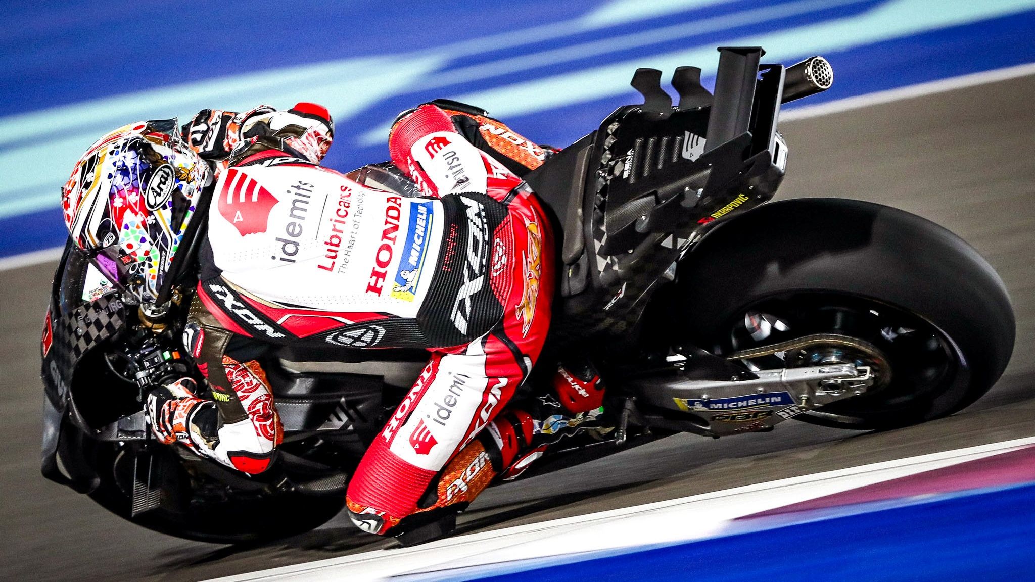 Takaaki Nakagami 3, Honda RC213V, Idemitsu LCR Honda, Test Qatar MotoGP 2024