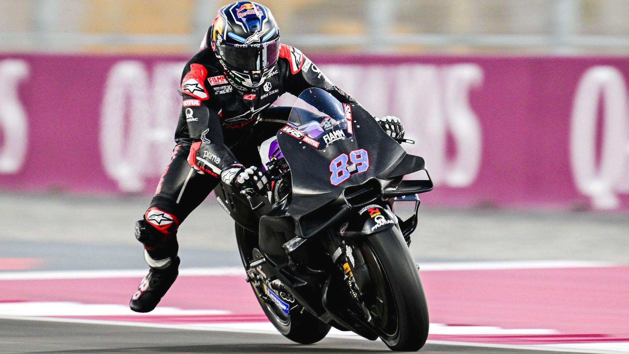 Jorge Martín ha sufrido en el simulacro del último día de pretemporada 2024 en Qatar