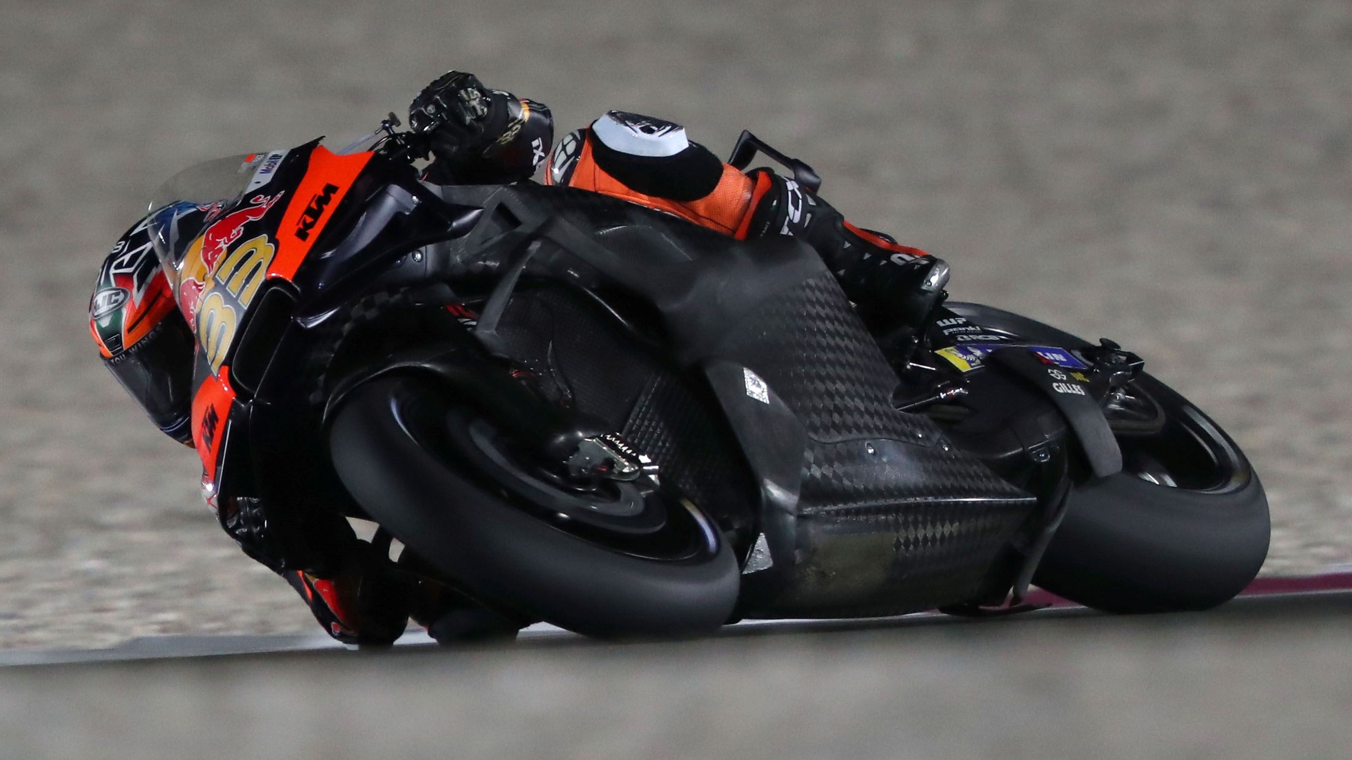 Brad Binder 5, KTM RC16, Red Bull KTM Factory Racing, Test Qatar MotoGP 2024