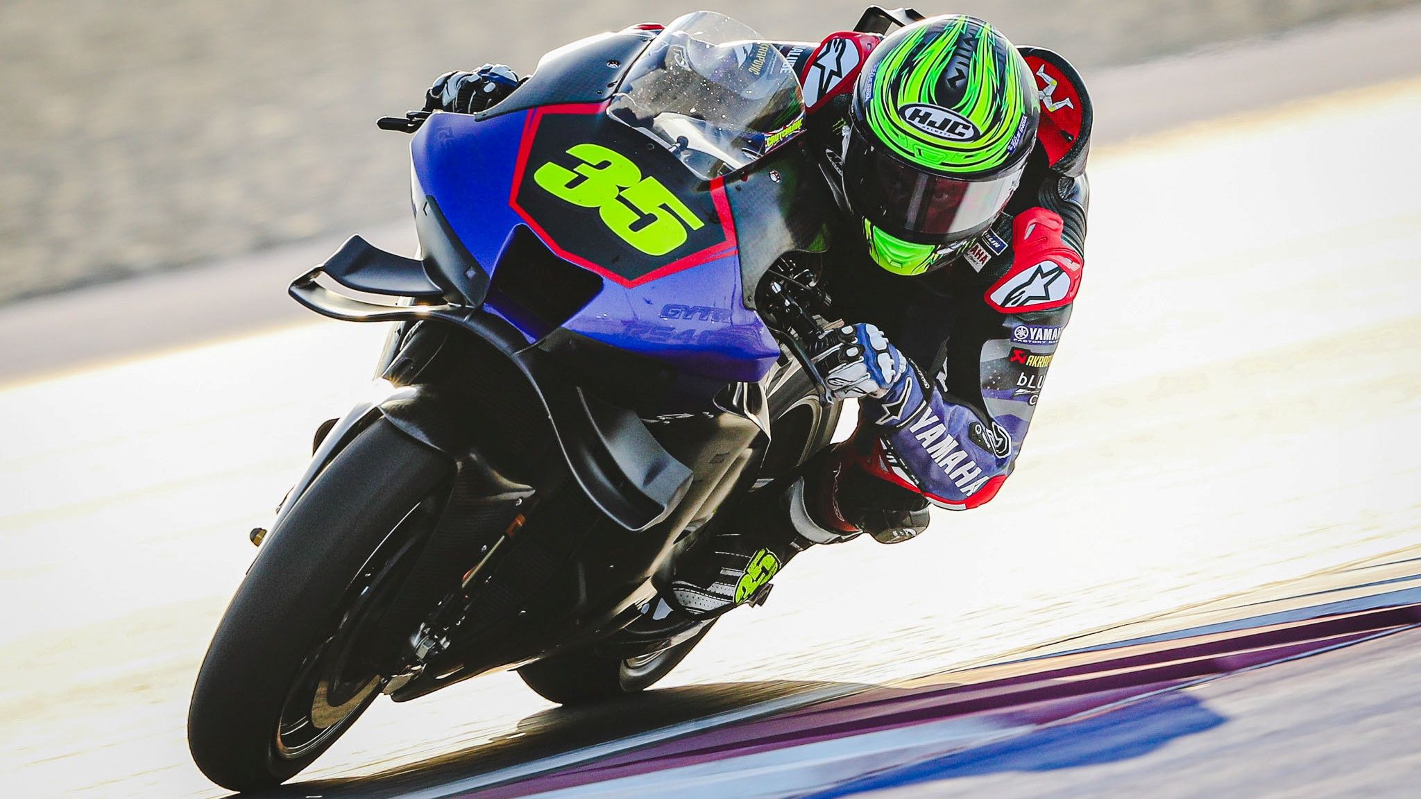 Cal Crutchlow 4, Yamaha YZR M1, Yamaha Factory Racing, Test Qatar MotoGP 2024