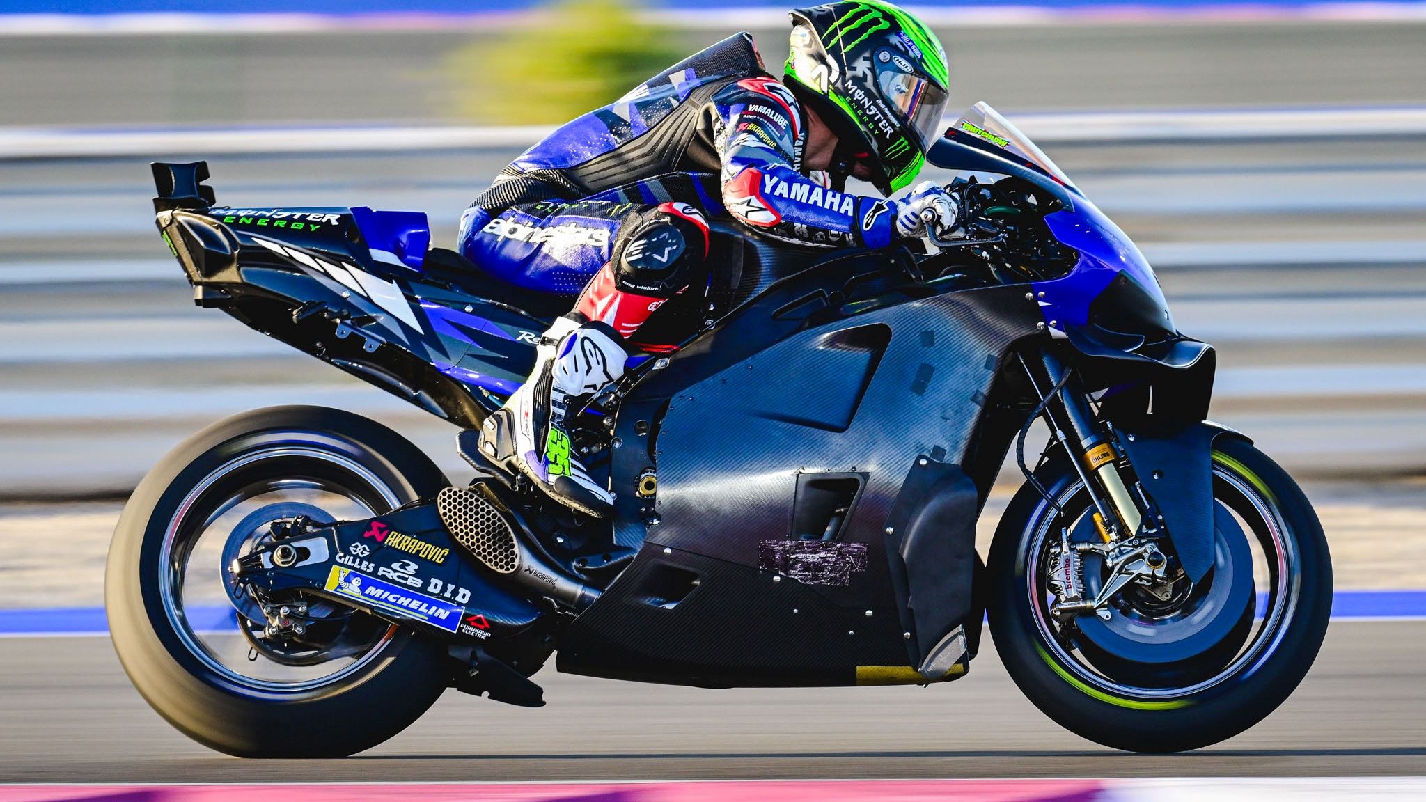 Cal Crutchlow 5, Yamaha YZR M1, Yamaha Factory Racing, Test Qatar MotoGP 2024