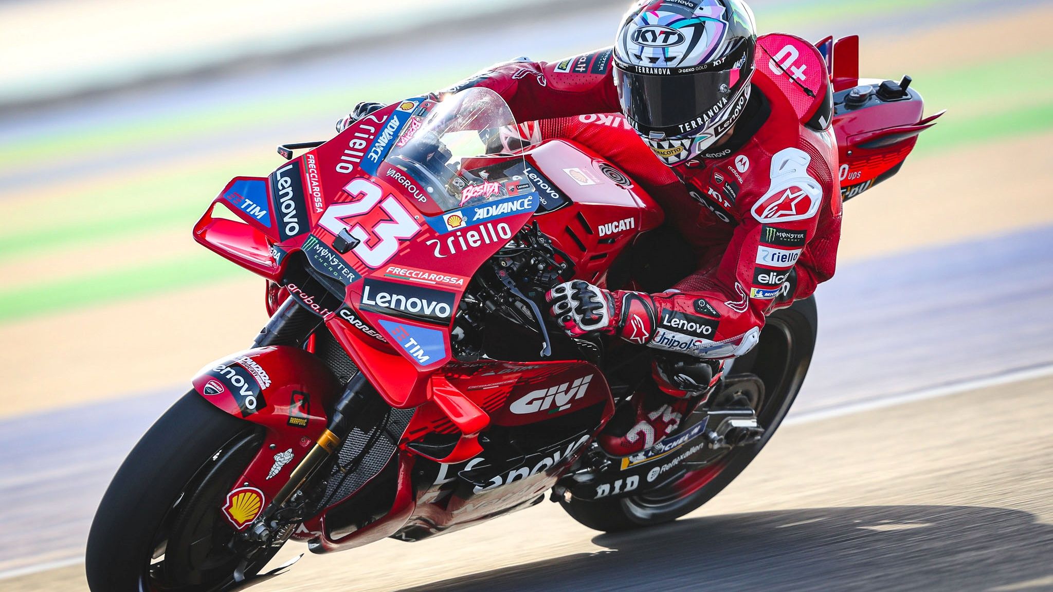 Enea Bastianini 4, Ducati Desmosedici GP24, Ducati Lenovo Team, Test Qatar MotoGP 2024