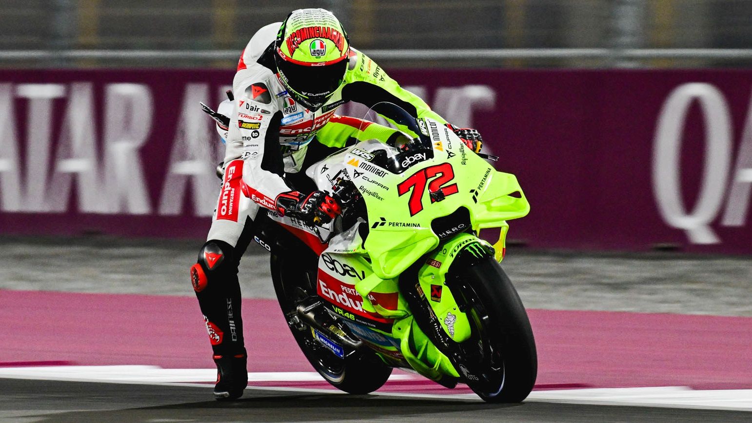 Marco Bezzecchi 5, Ducati Desmosedici GP23, Pertamina Enduro VR46 Racing Team, Test Qatar MotoGP 2024