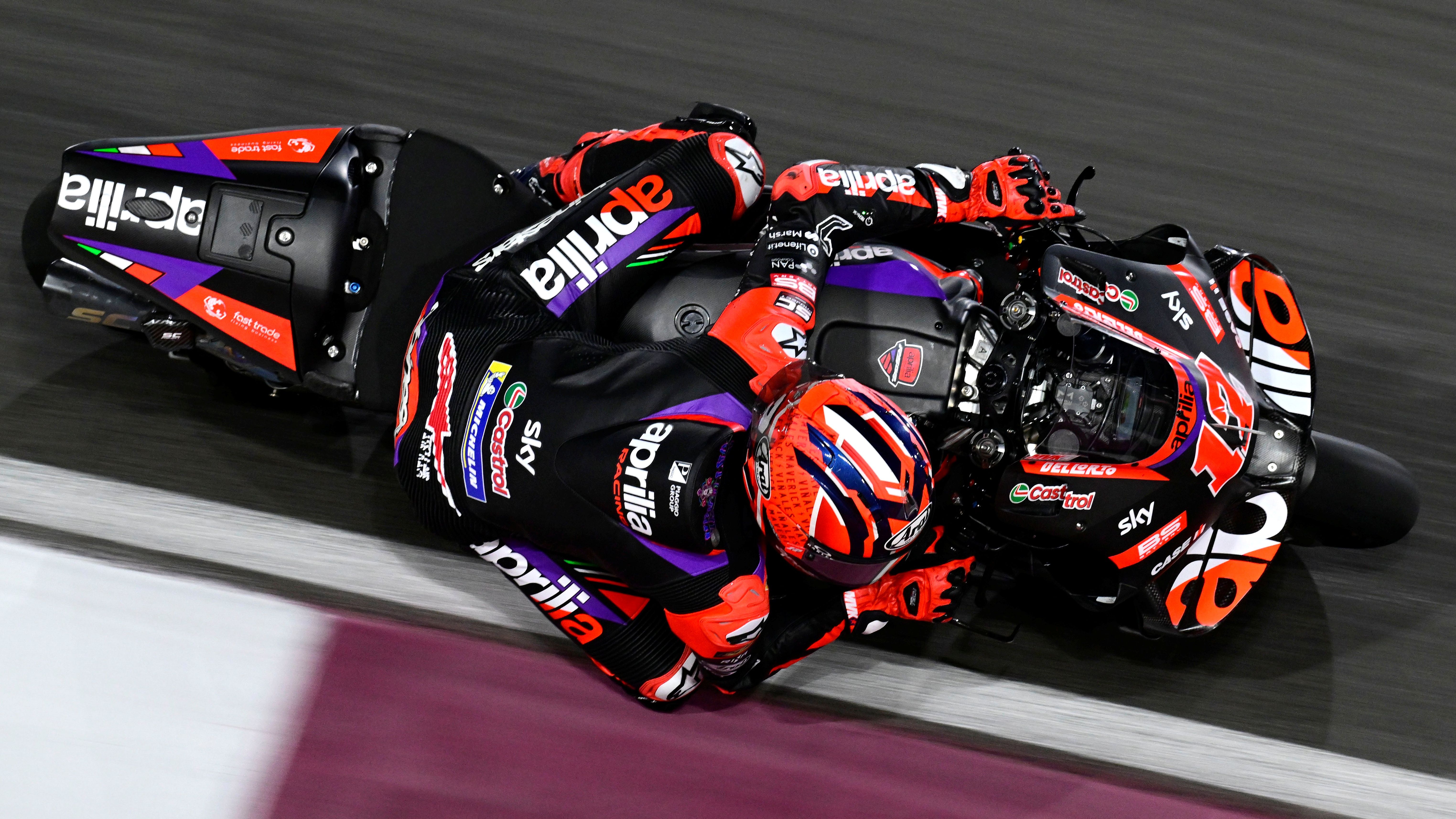 Maverick Viñales 5, Aprilia RS GP, Aprilia Racing, Test Qatar MotoGP 2024