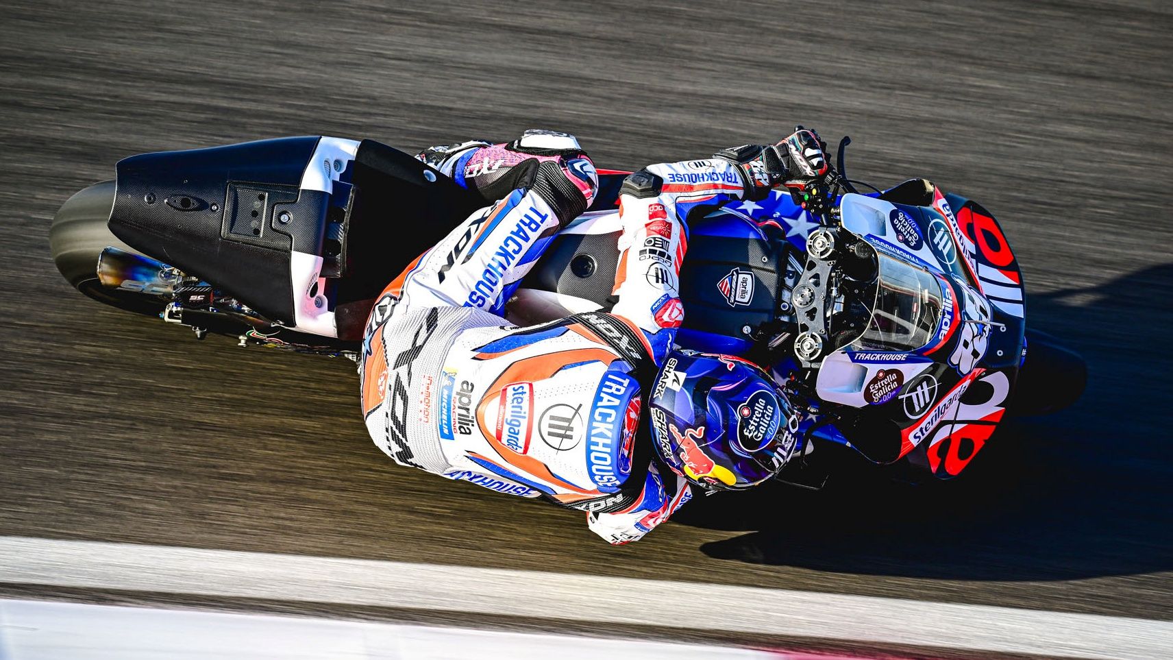 Miguel Oliveira 5, Aprilia RS GP, Trackhouse Racing, Test Qatar MotoGP 2024