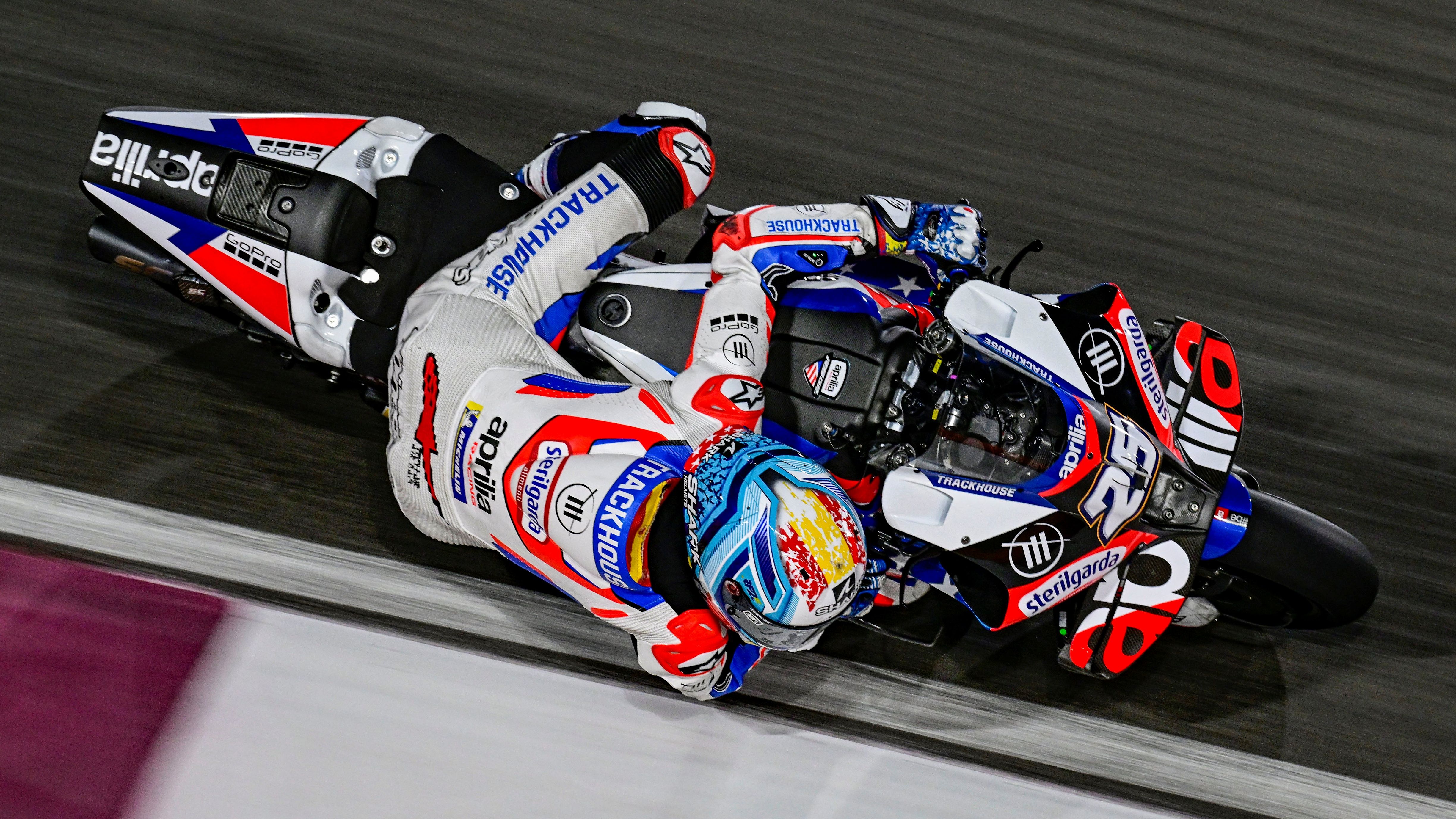 Raúl Fernández 4, Aprilia RS GP, Trackhouse Racing, Test Qatar MotoGP 2024