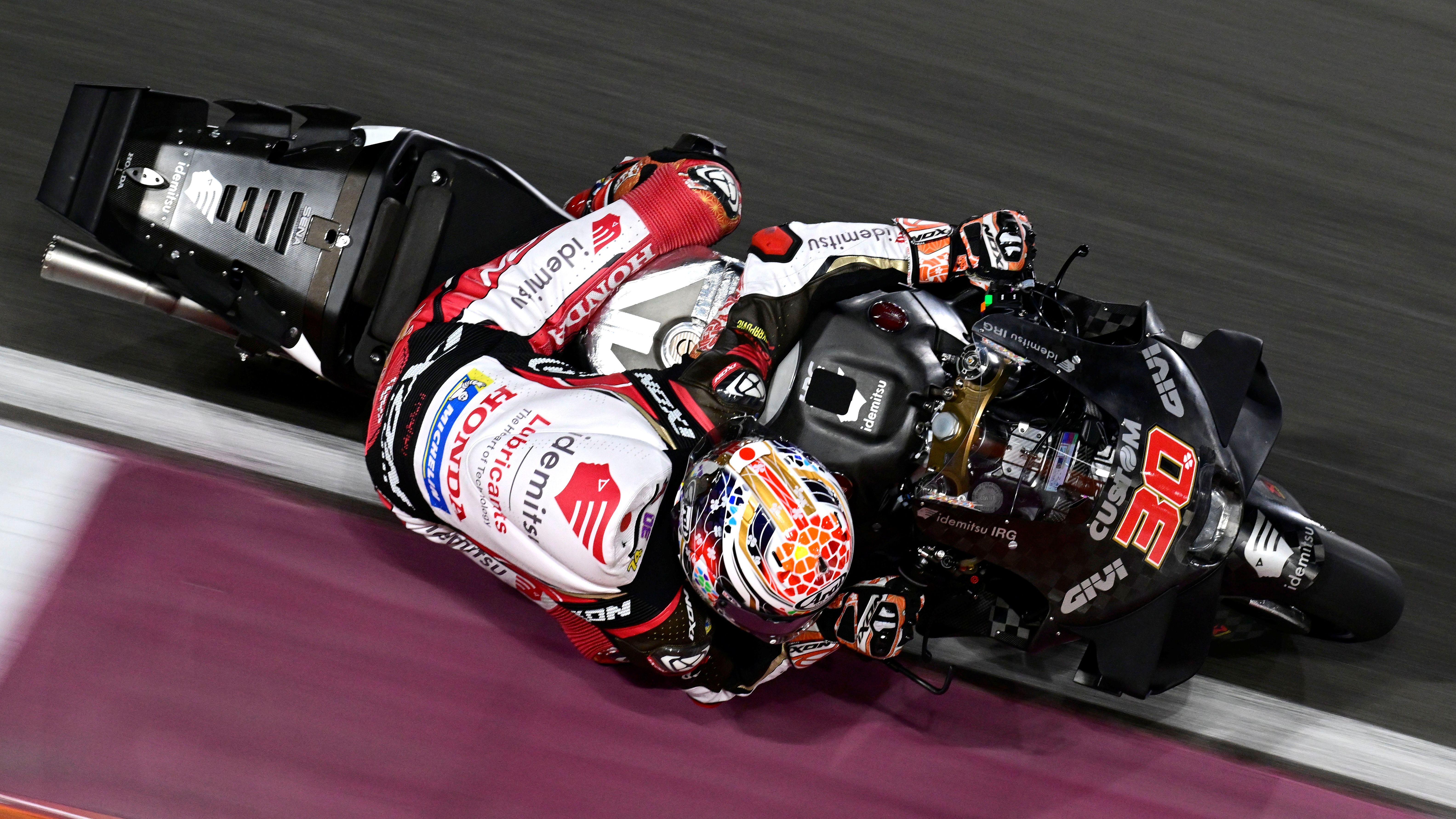 Takaaki Nakagami 4, Honda RC213V, Idemitsu LCR Honda, Test Qatar MotoGP 2024