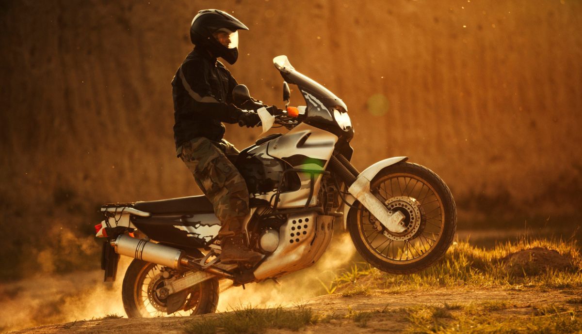 Aventura off road con la moto