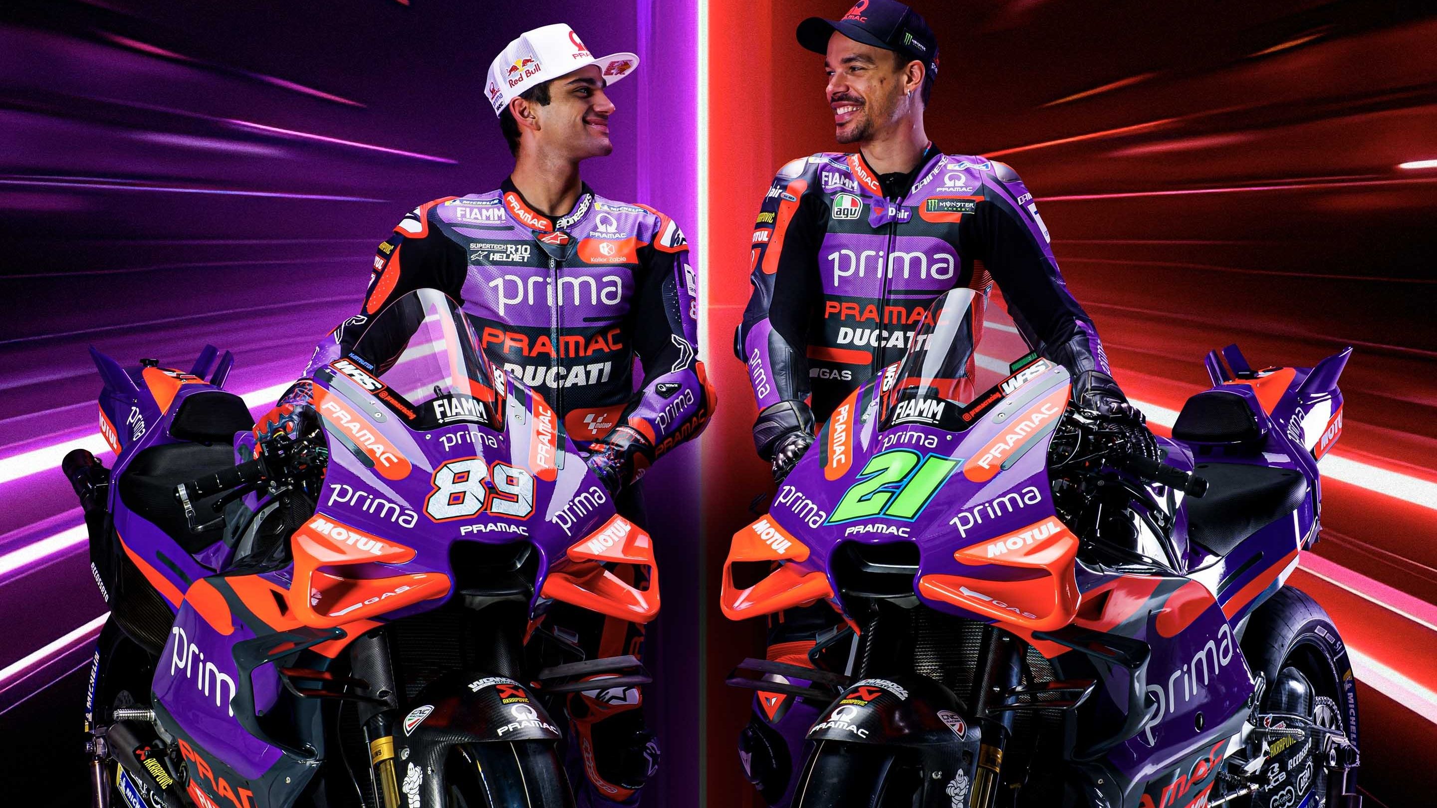 Presentación de las Ducati del Pramac Racing para MotoGP 2024