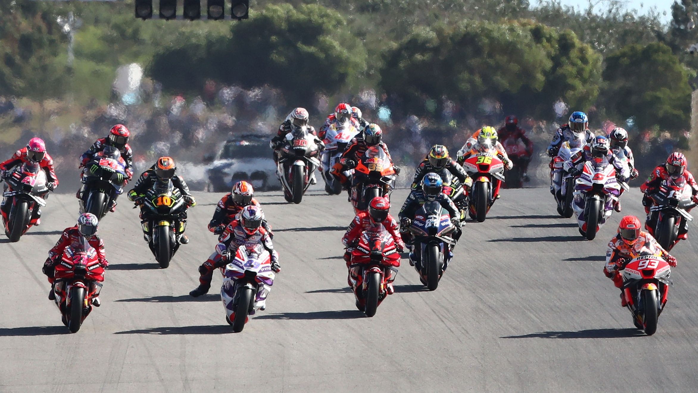 La parrilla de MotoGP 2024 volverá a tener mayoría de españoles e italianos