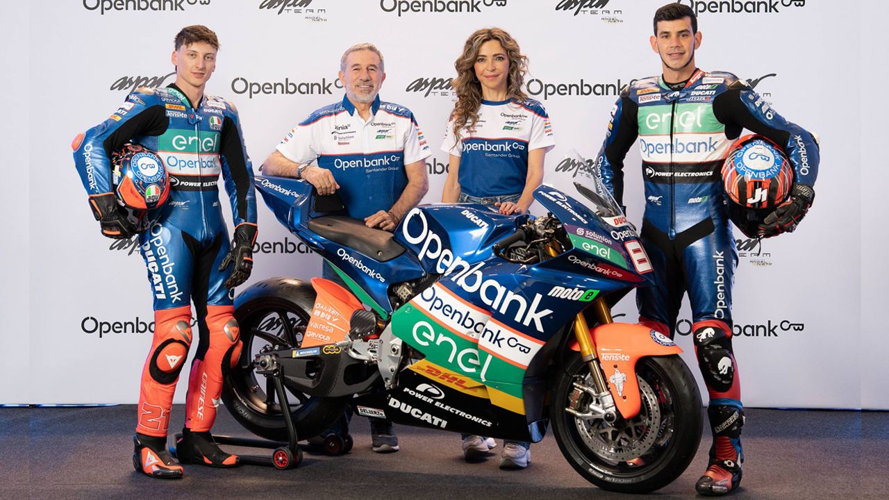 Será la sexta temporada de la alianza Openbank y Aspar Team en el Mundial de MotoE.