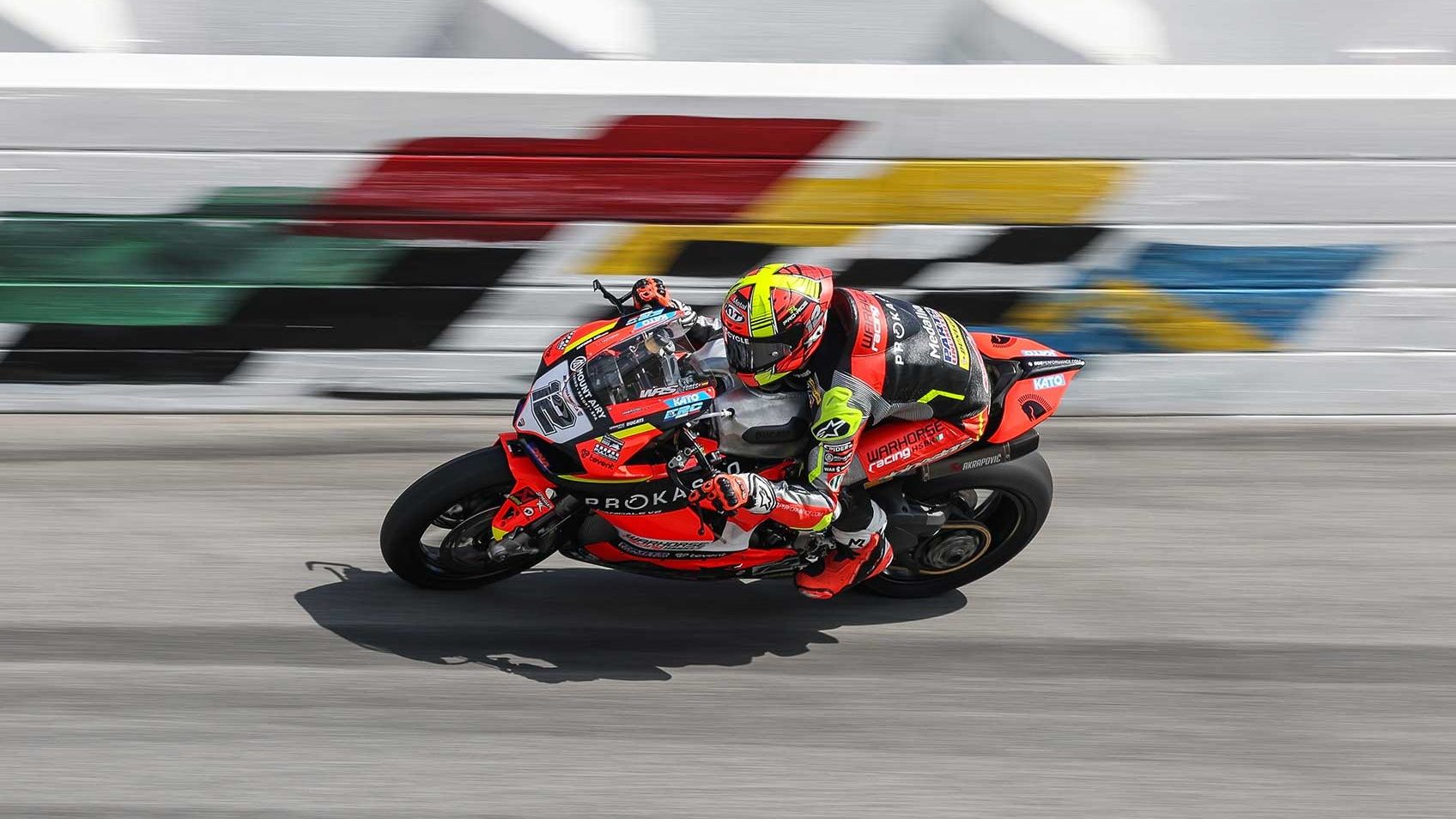 Xavi Forés en la Daytona 200 del año pasado