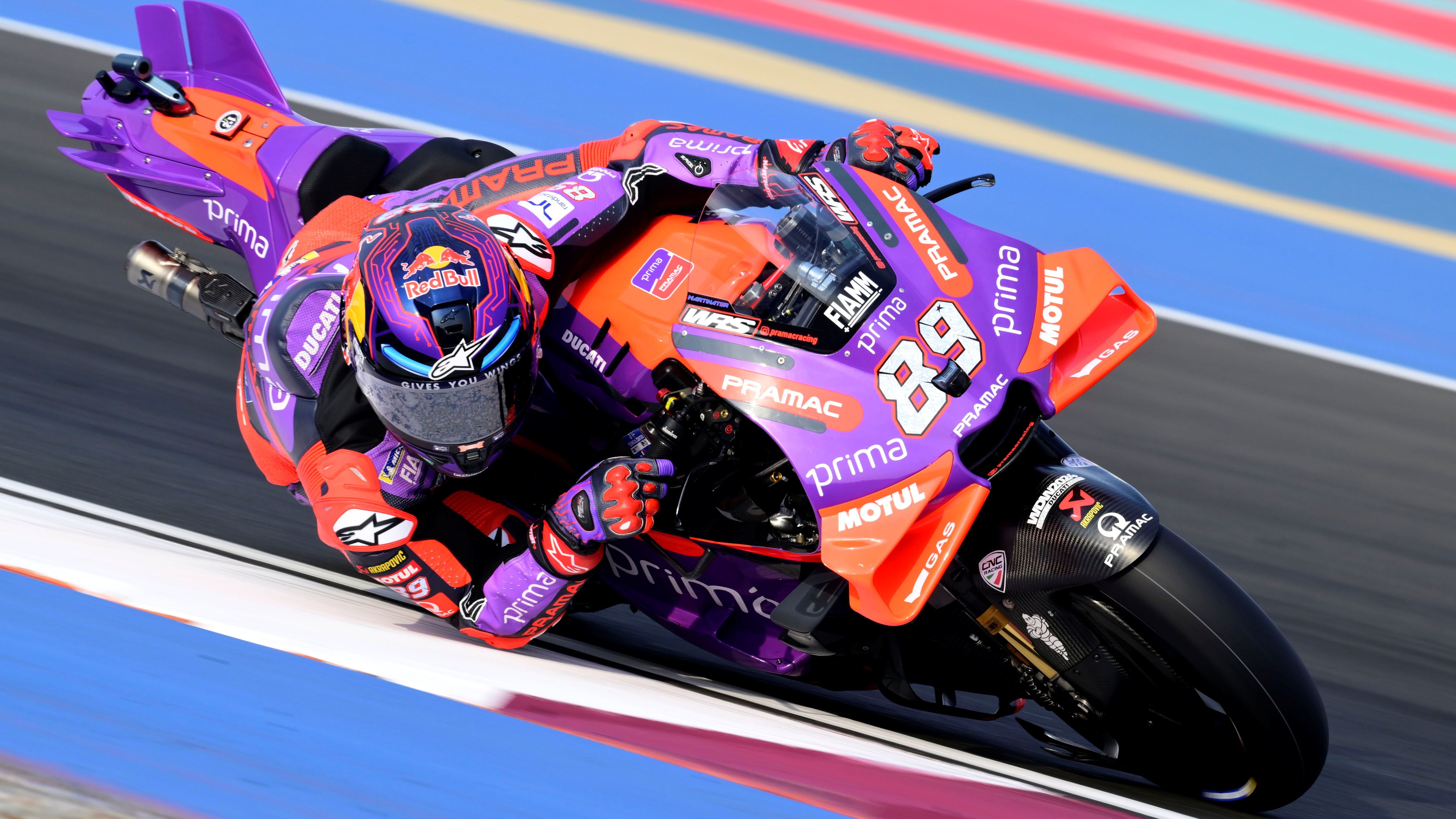 Jorge Martín ha sido el más rápido del primer día de MotoGP 2024 en Qatar