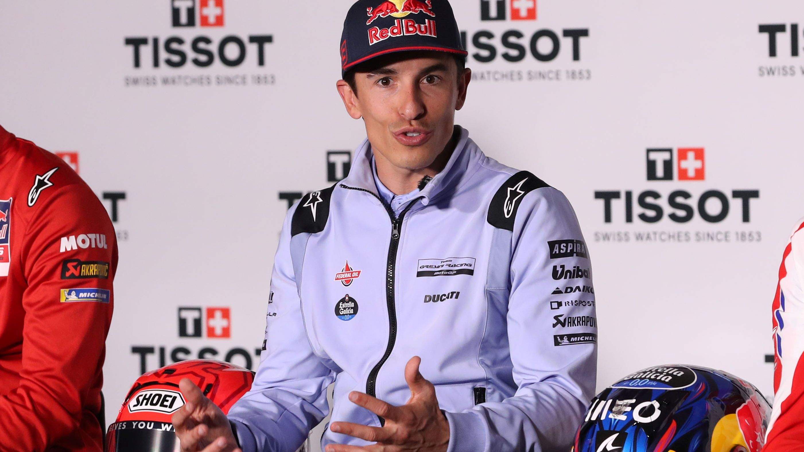 Marc Márquez en la rueda de prensa previa del GP de Portugal de MotoGP 2024
