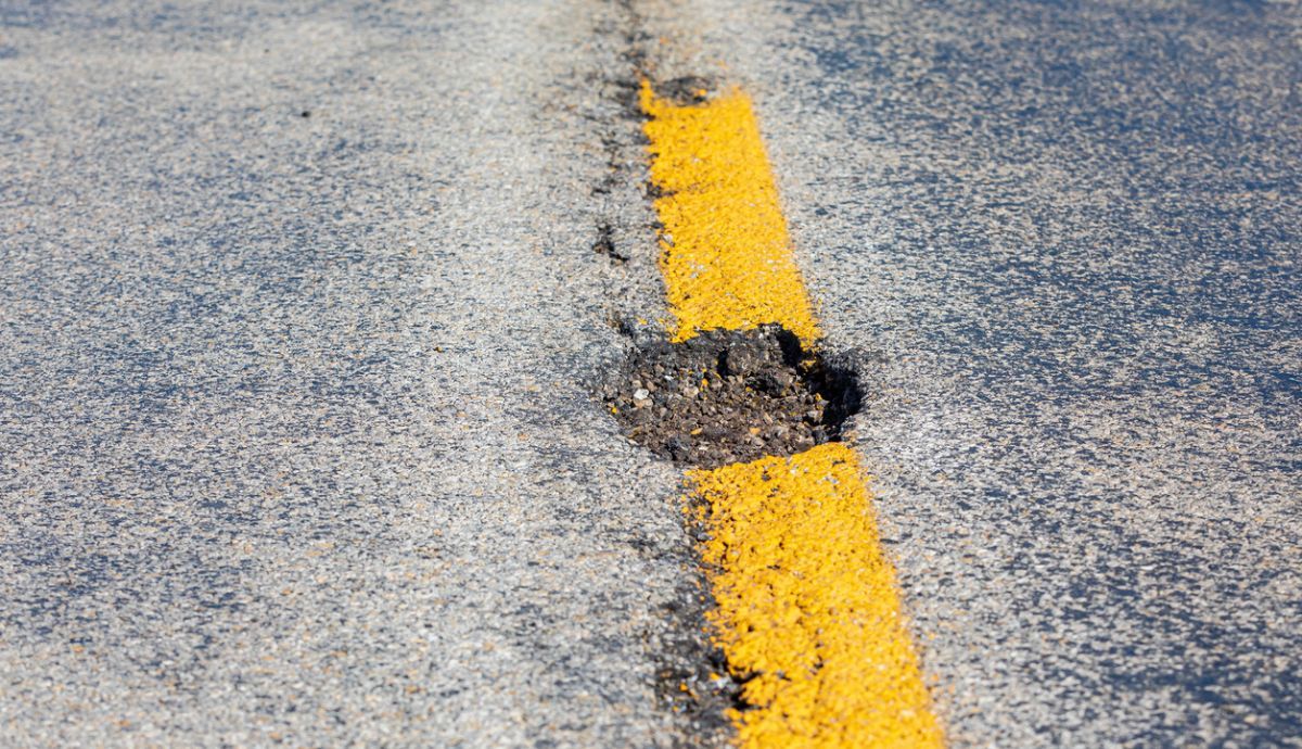 Accidente por mal estado de la carretera