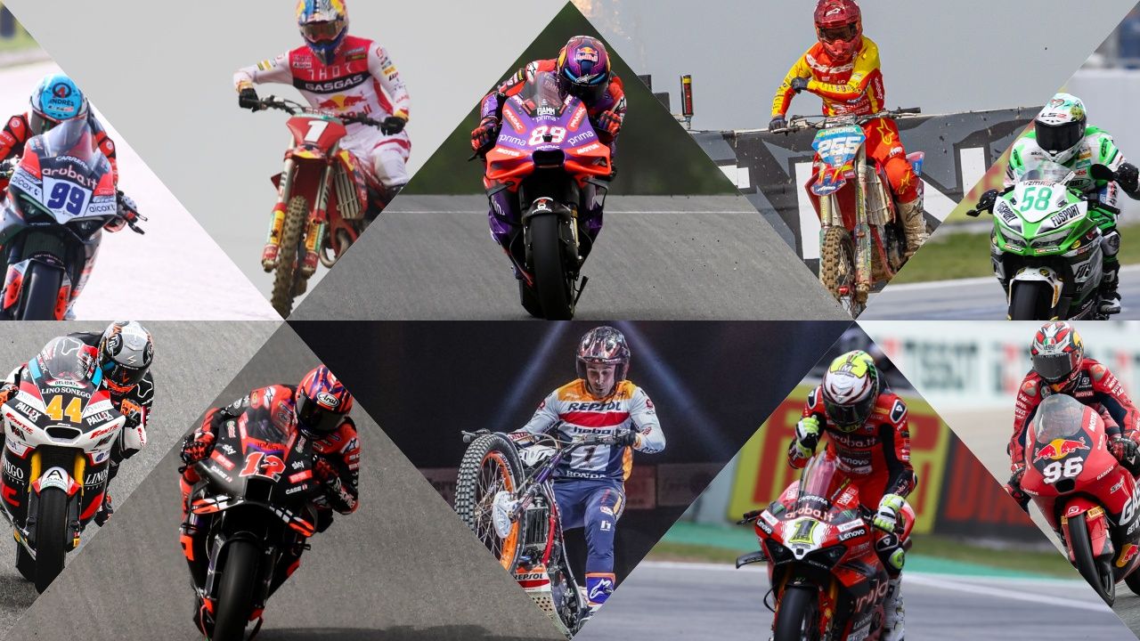 Adrián Huertas, Jorge Prado, Joreg Martín, Daniela Guillen, Íñigo Iglesias, Arón Canet, Maverick Viñales, Toni Bou, Álvaro Bautista y Dani Holgado ganaron este fin de semana
