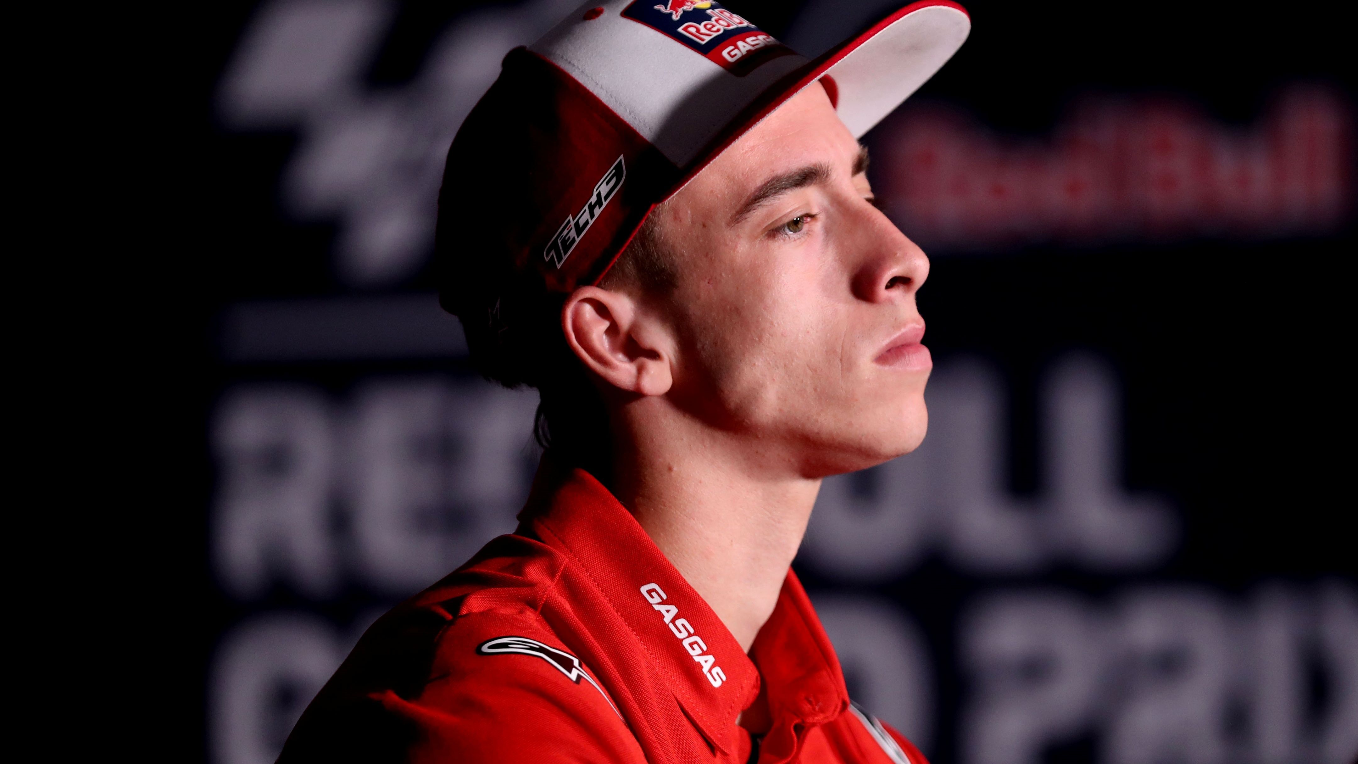 Pedro Acosta en la rueda de prensa previa el GP de las Américas de MotoGP 2024