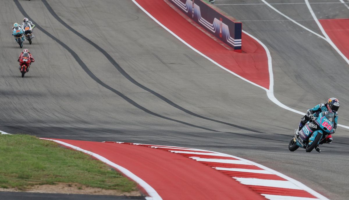David Alonso totalmente escapado, Moto3 Américas 2024
