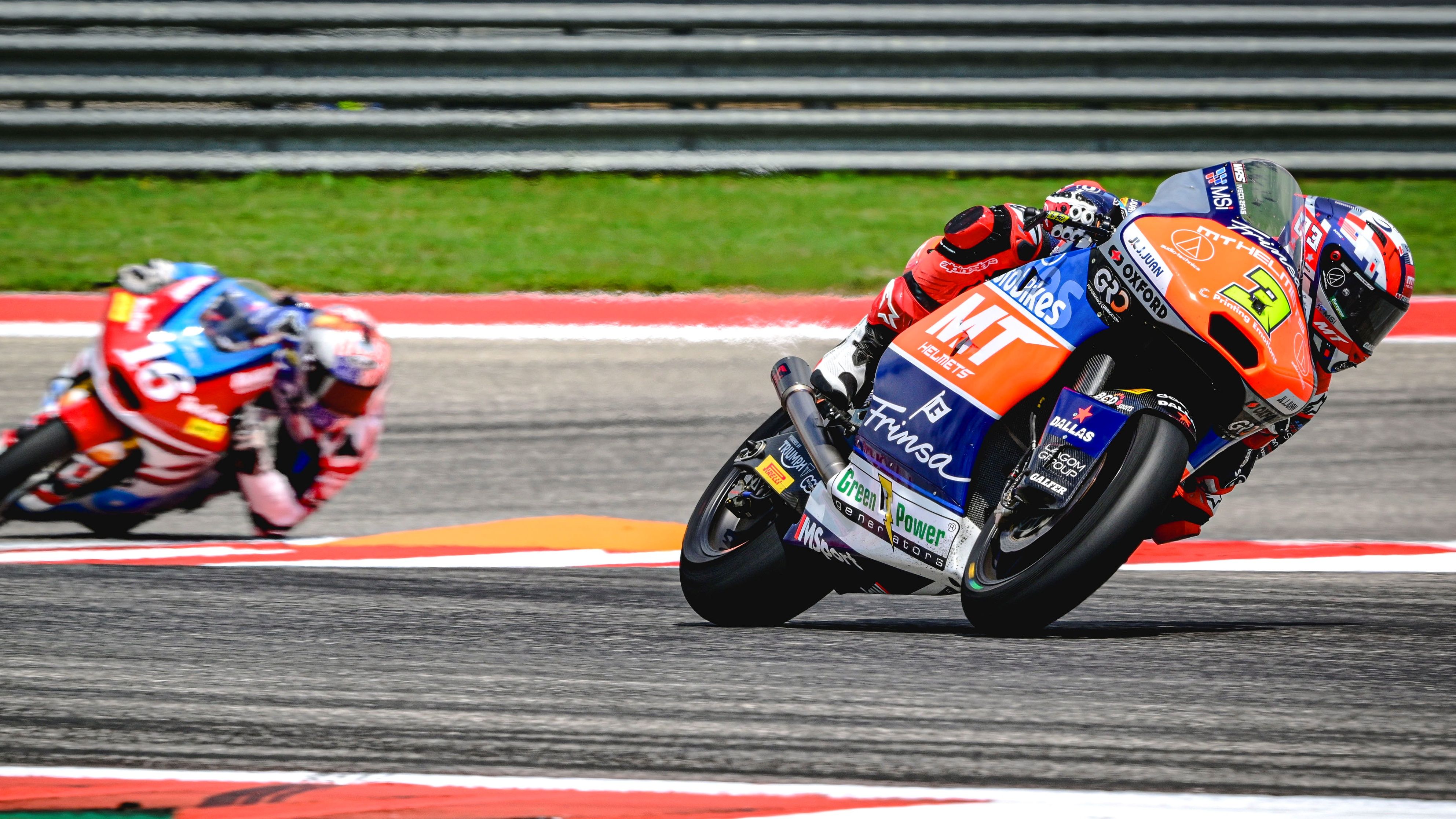Sergio García se escapa de Joe Roberts rumbo a la victoria, Moto2 Américas 2024
