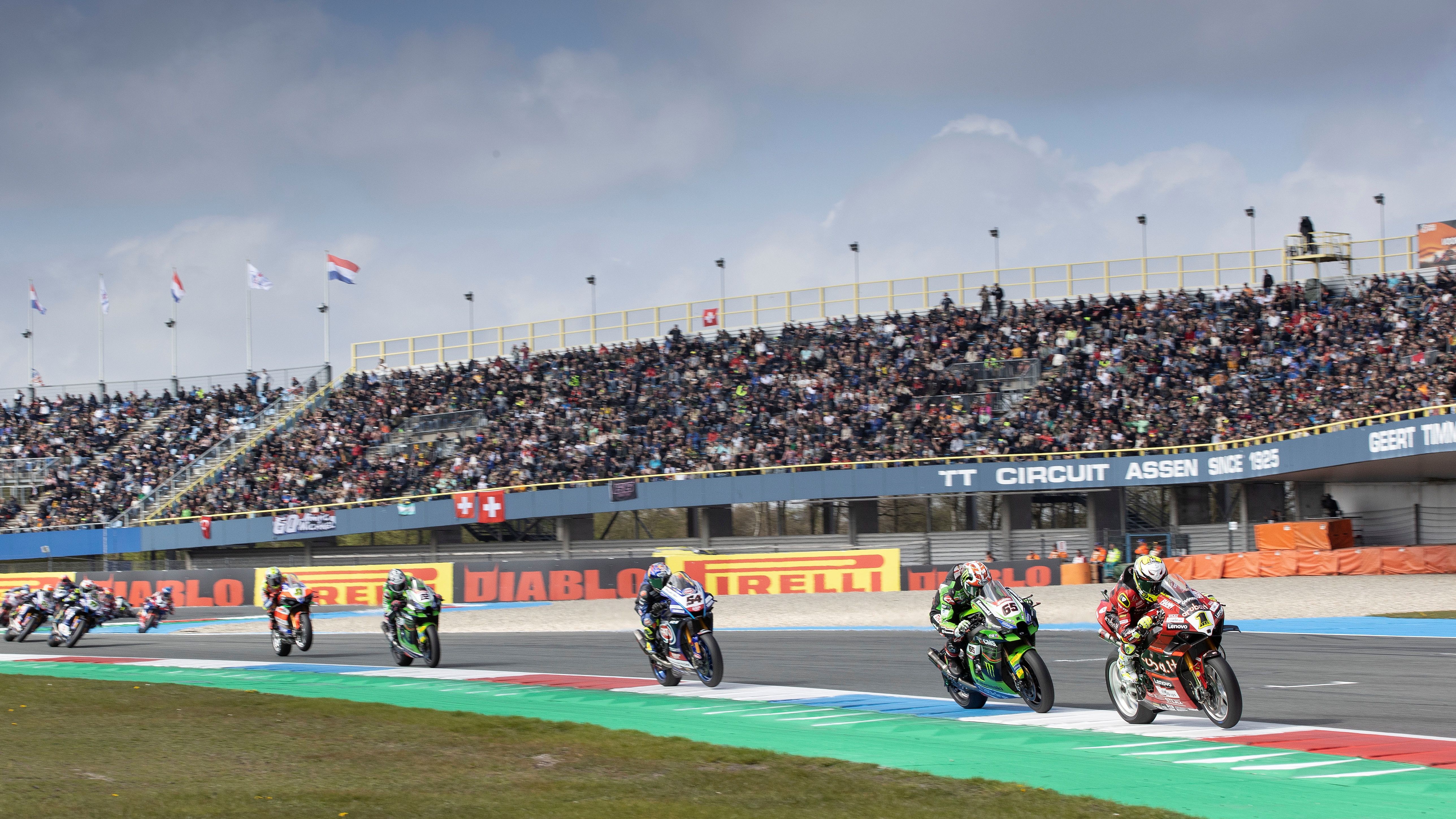 Álvaro Bautista ganó las tres carreras de Superbike en la cita del año pasado en Assen