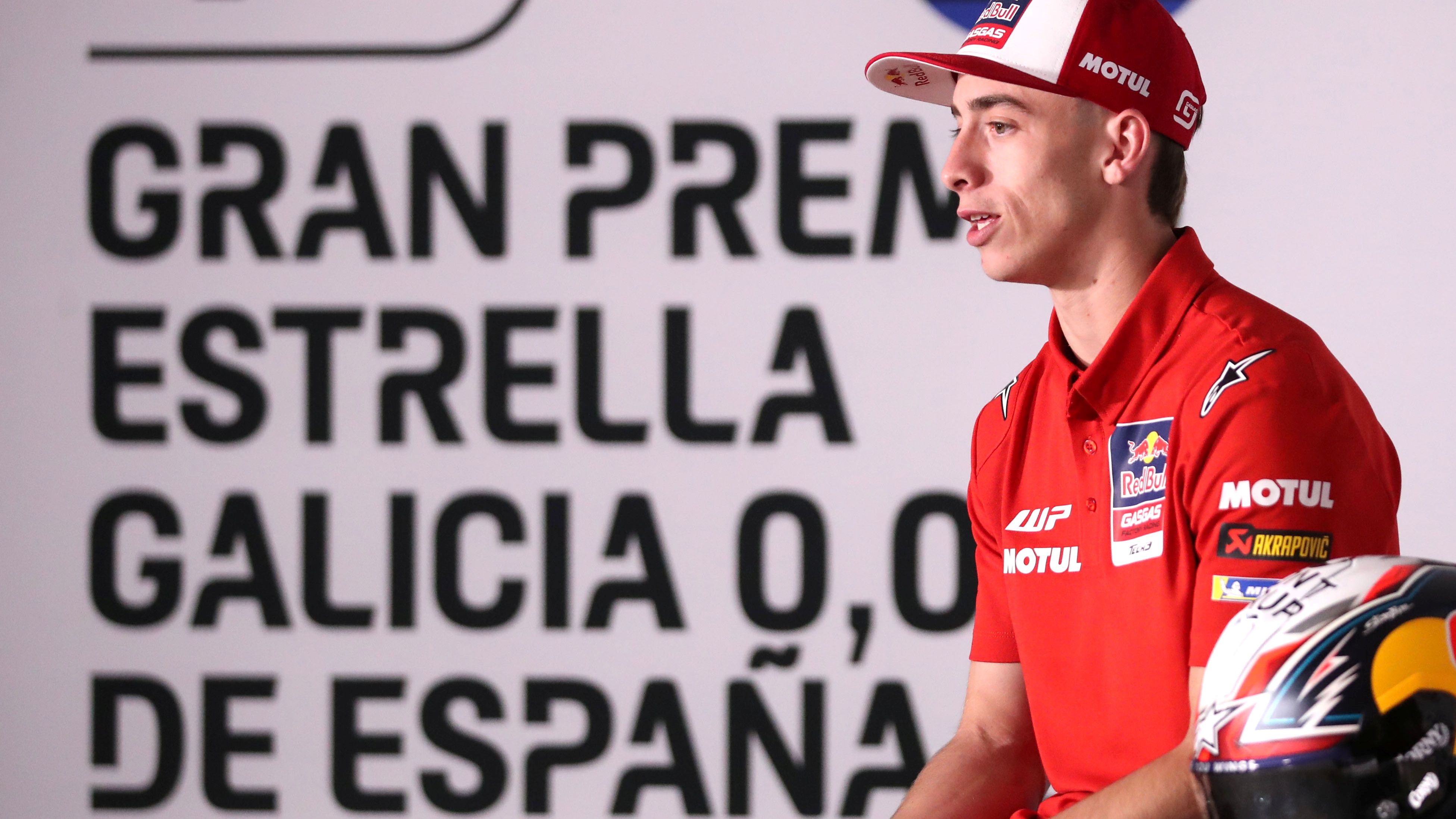 Pedro Acosta en la rueda de prensa del GP de España 2024 en Jerez
