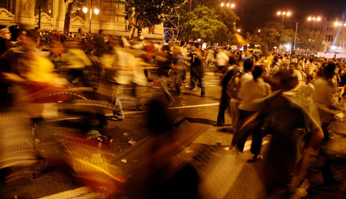 Daños en motos en manifestaciones