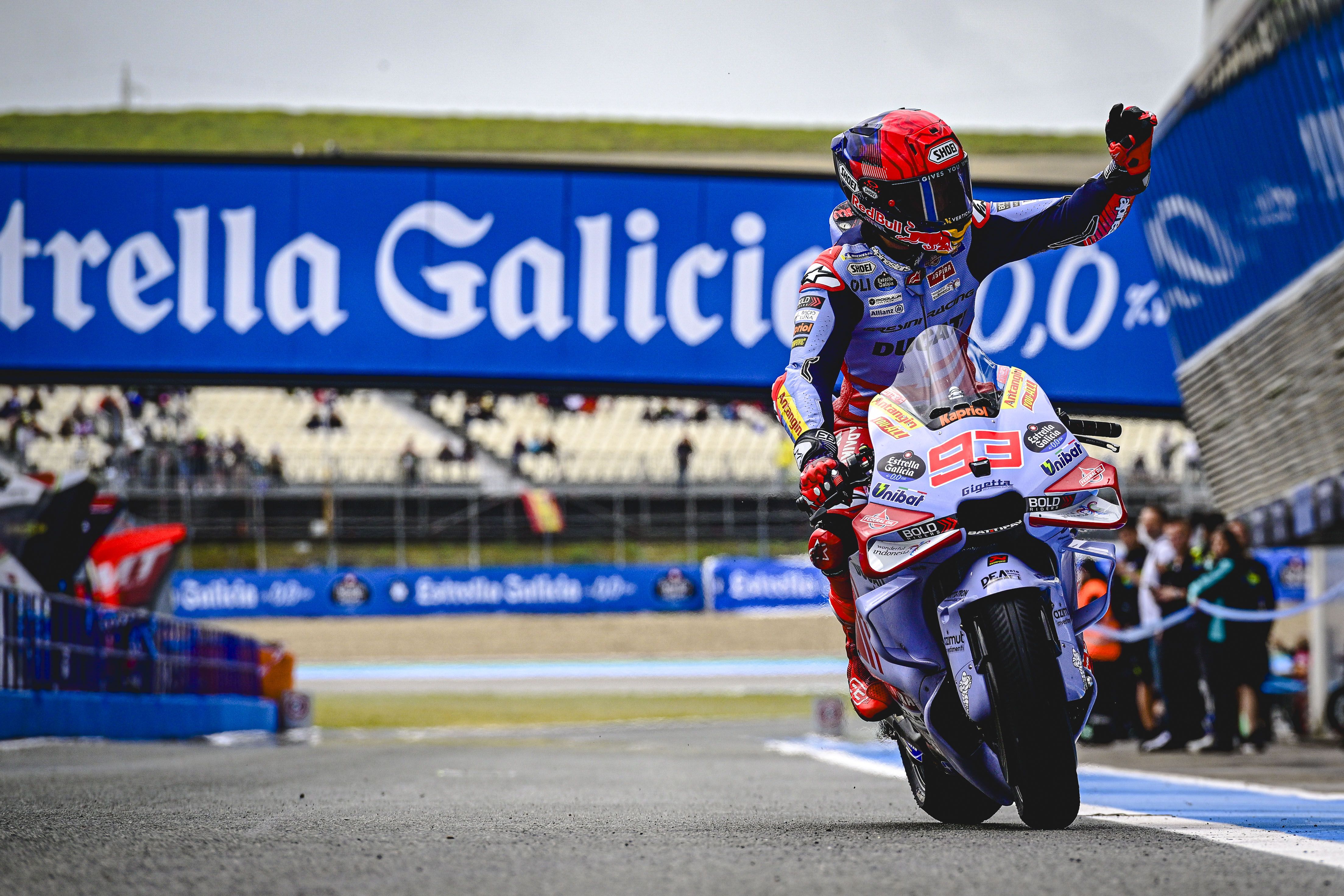 Primera pole de MotoGP de Marc Márquez en Ducati.