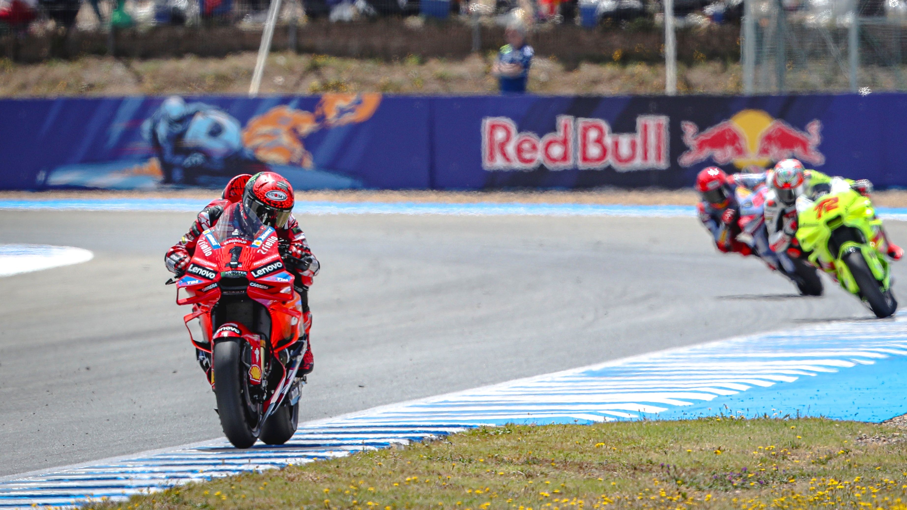 Pecco Bagnaia abre hueco sobre Marco Bezzecchi y Marc Márquez, MotoGP Jerez 2024