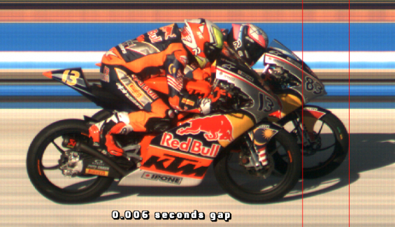 La foto finish entre Álvaro Carpe y Hakim Danish La foto finish entre Álvaro Carpe y Hakim Danish