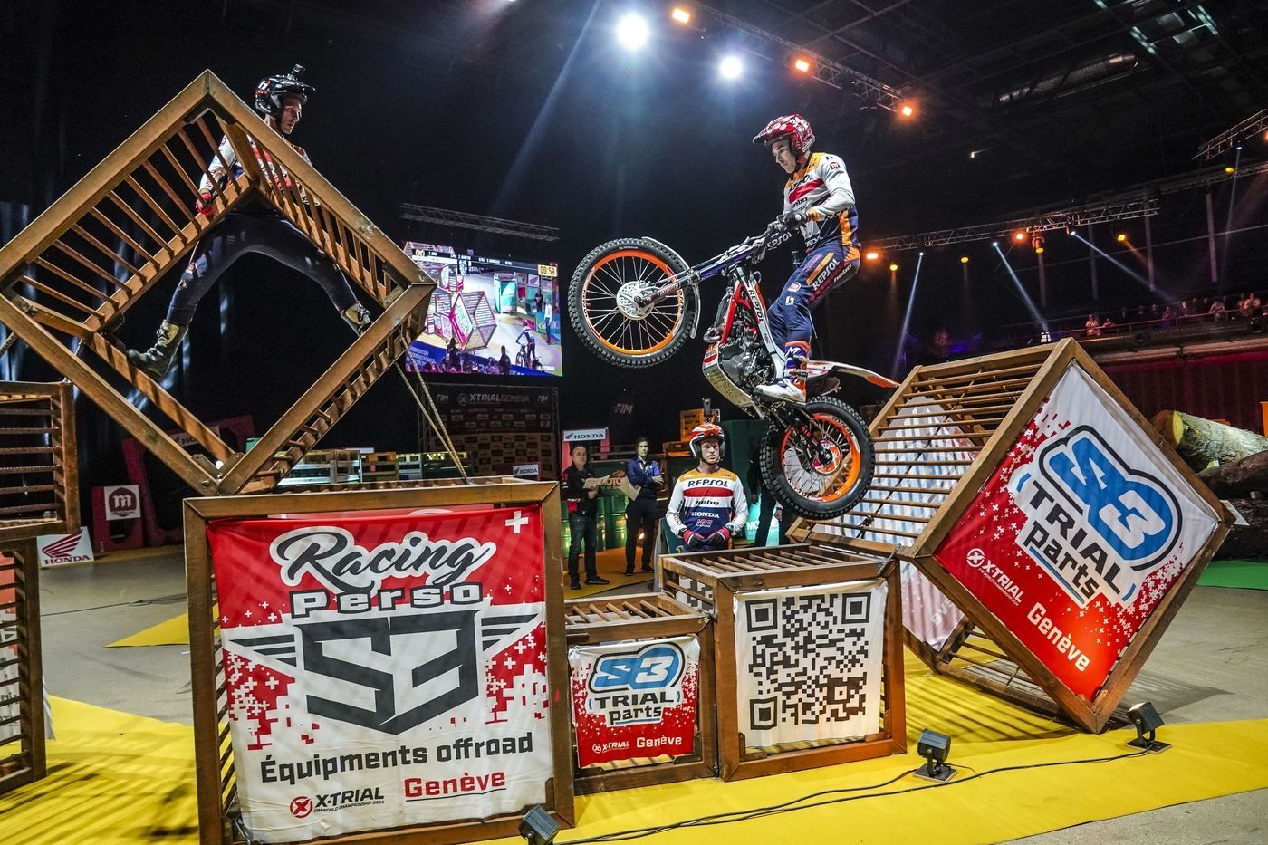 X-Trial Ginebra. Toni Bou gana con podio completo Montesa junto a Gabriel Marcelli y Toby Martin