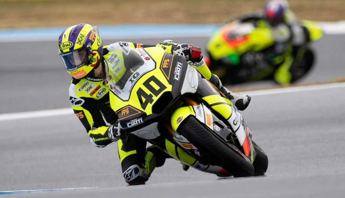 Mattia Casadei se coloca como líder del Europeo de Moto2 tras un triunfo y un segundo Mattia Casadei se coloca como líder del Europeo de Moto2 tras un triunfo y un segundo