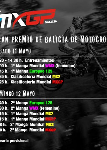 MXGP Galicia 2024 Horarios Instagram 1080x1080px